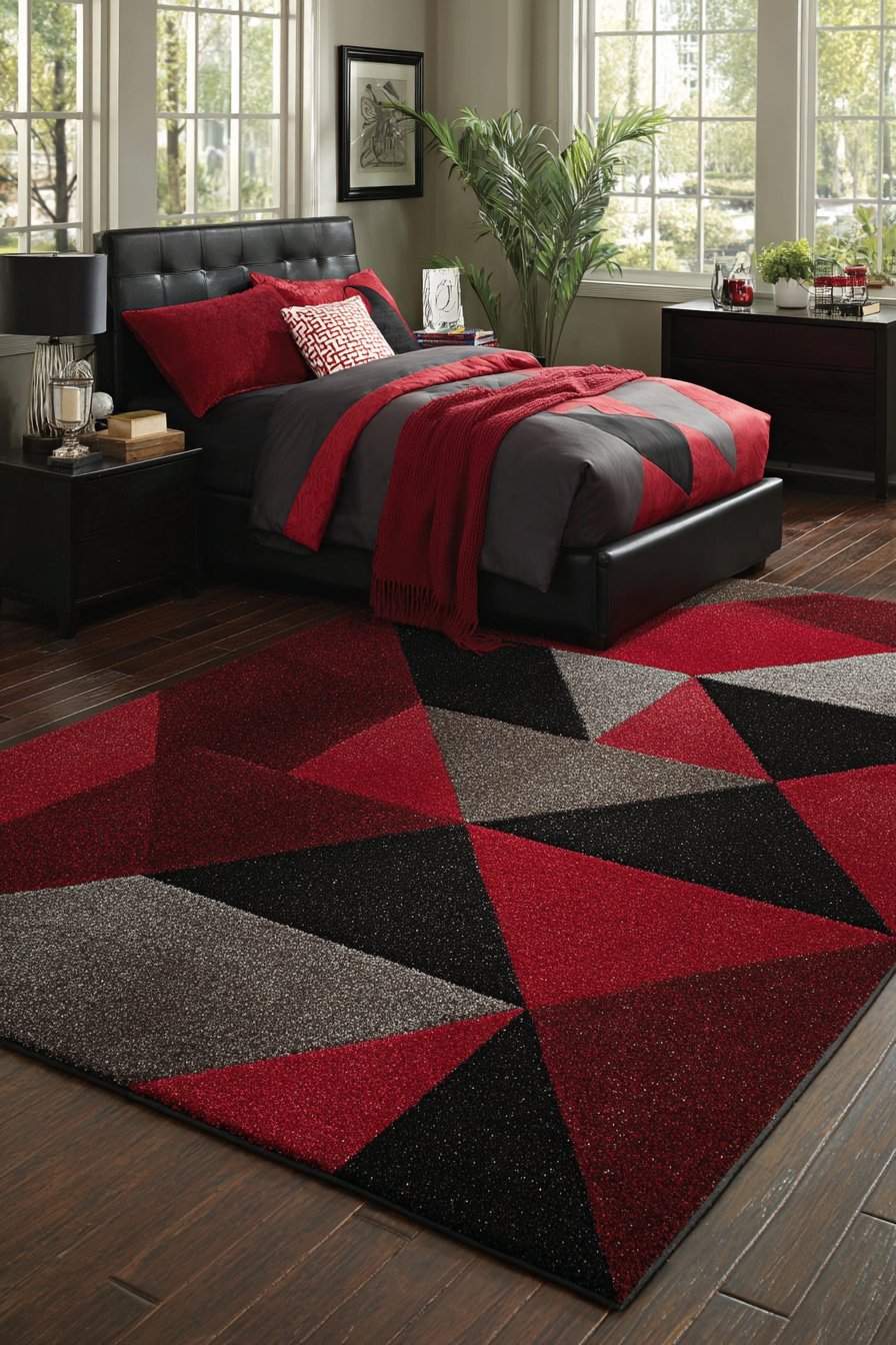 Bold Geometric Area Rug