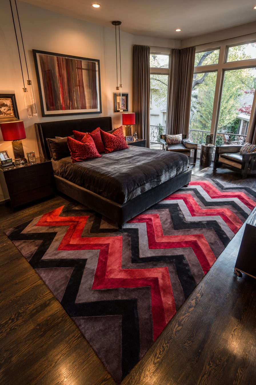 Bold Geometric Area Rug