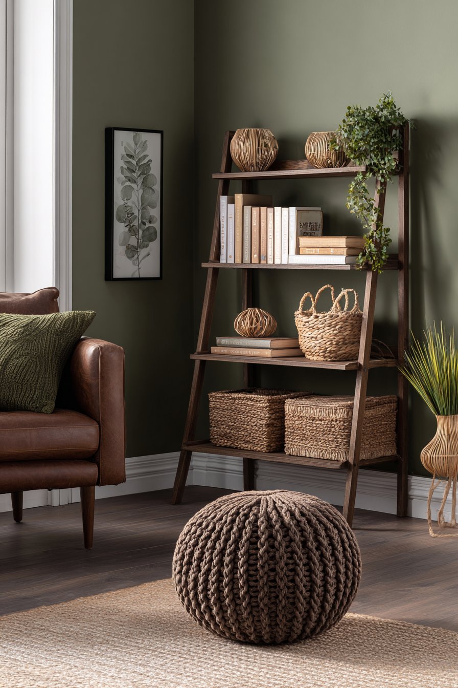 Vertical Ladder Shelf Display