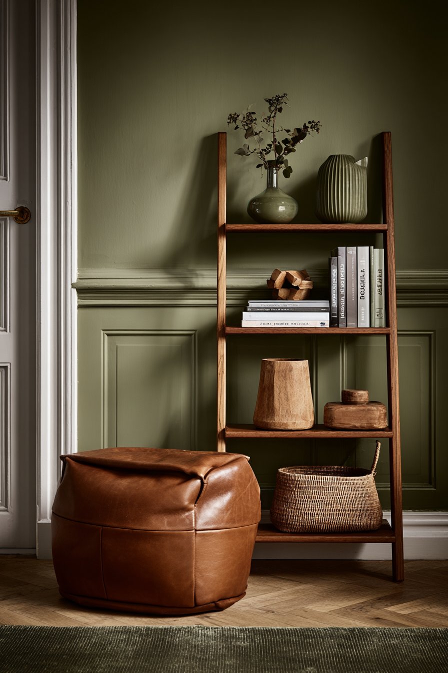 Vertical Ladder Shelf Display