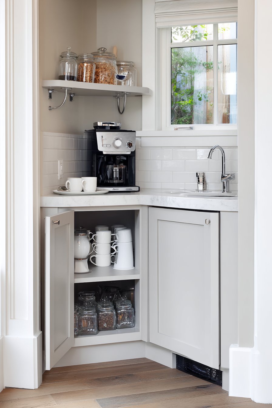 Dedicated Coffee Station Nook