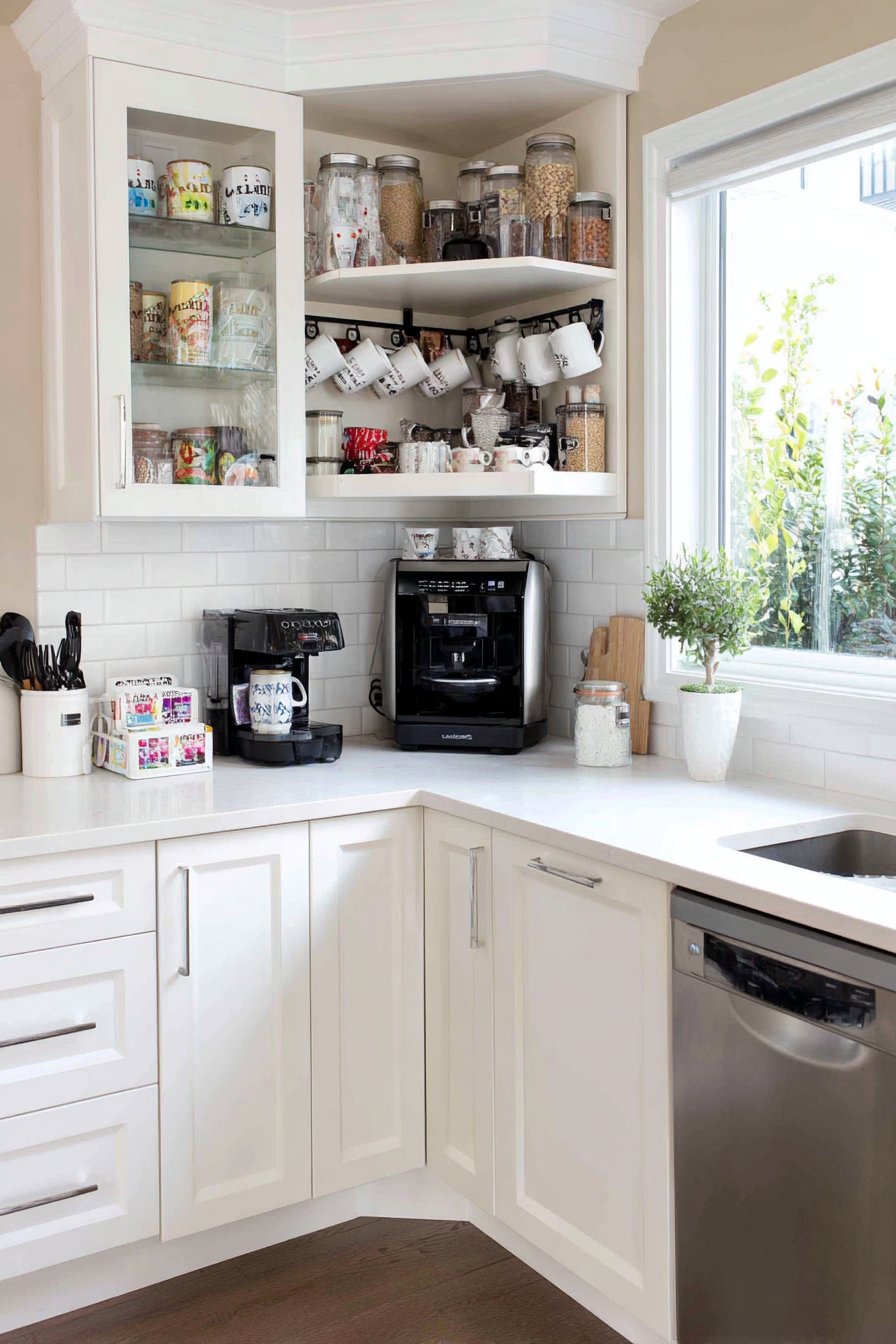 Dedicated Coffee Station Nook