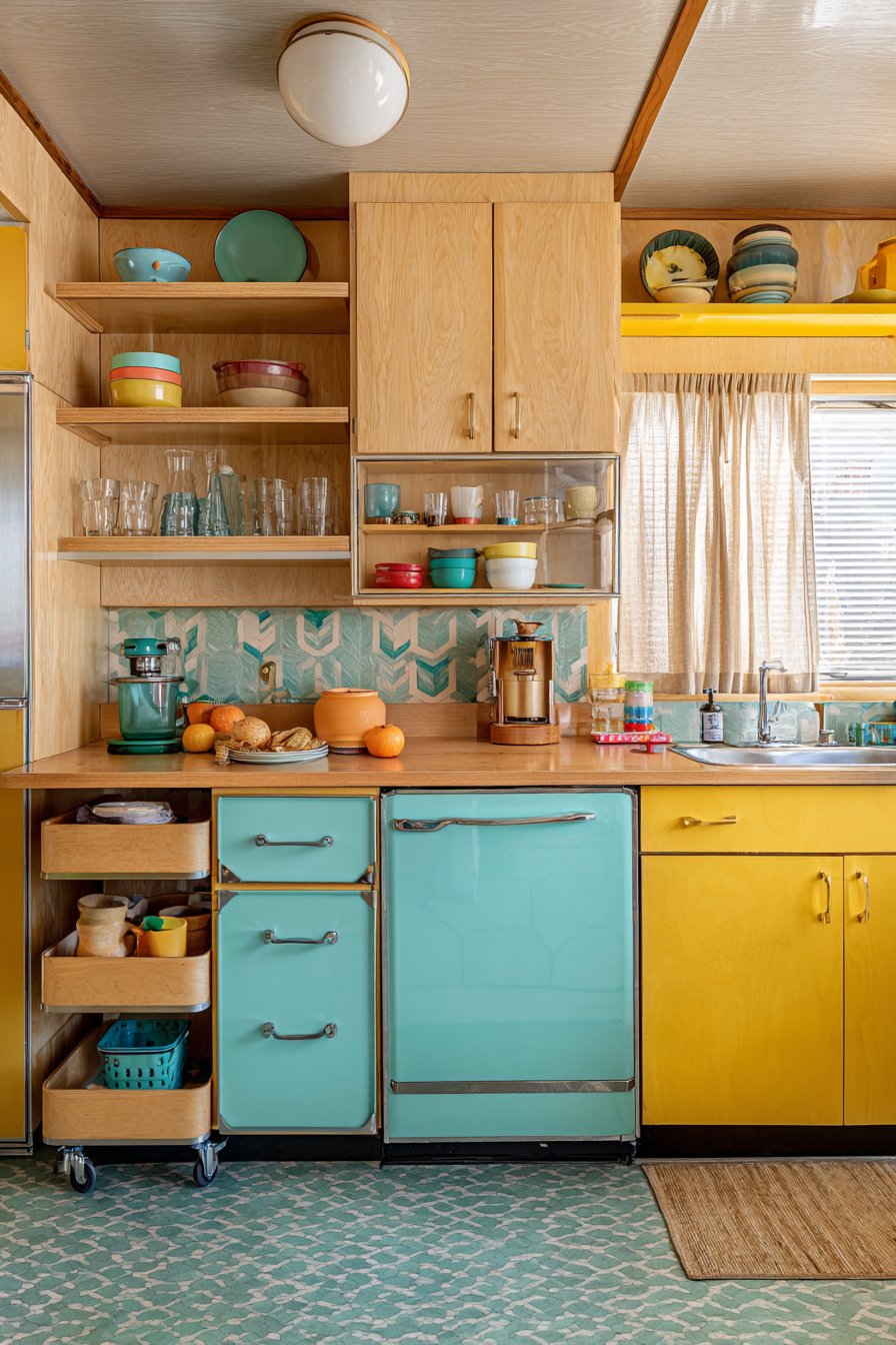 Colorful Eclectic Turquoise and Wood Mix