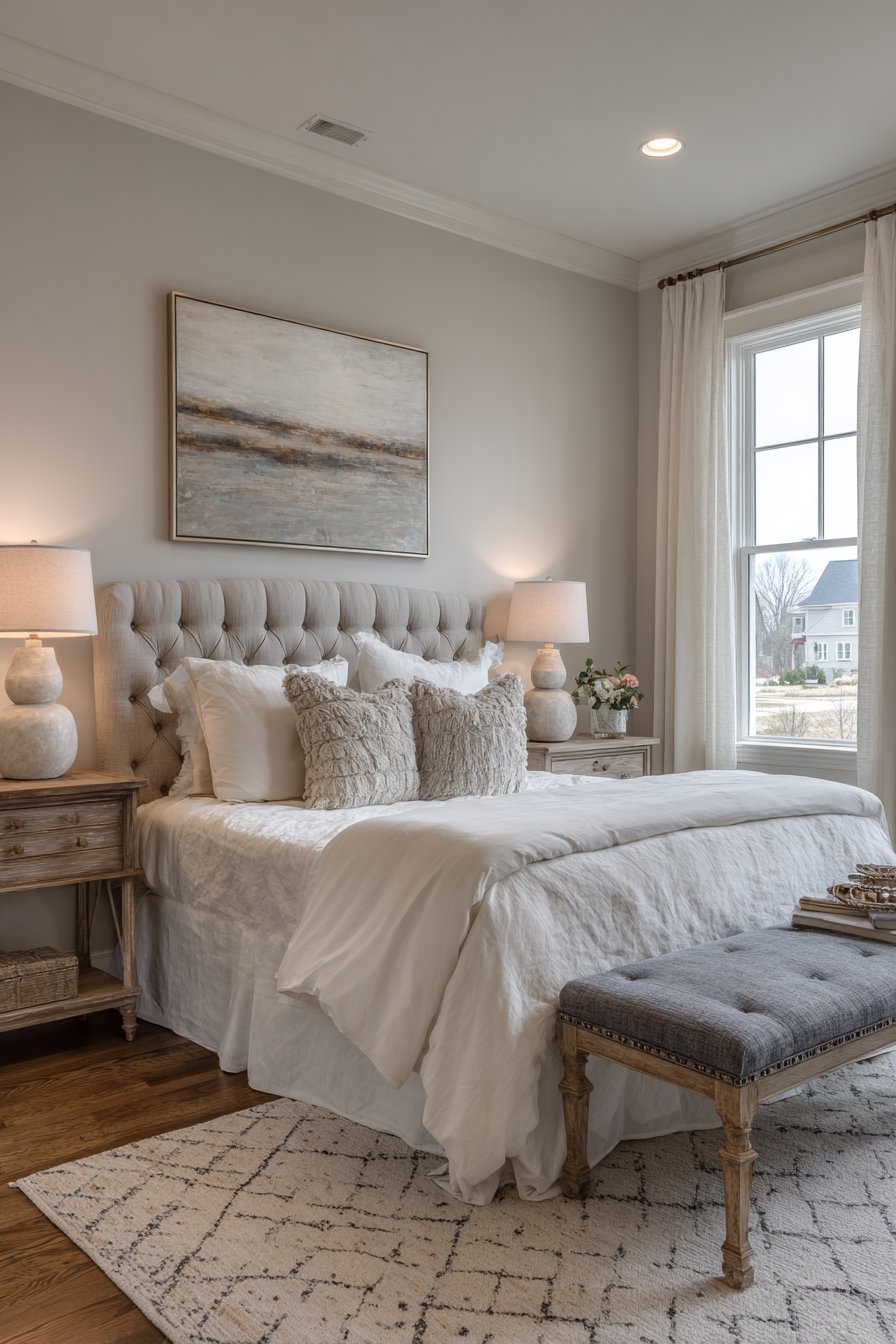 Vintage Eclectic Guest Room Celebrating Collected Treasures