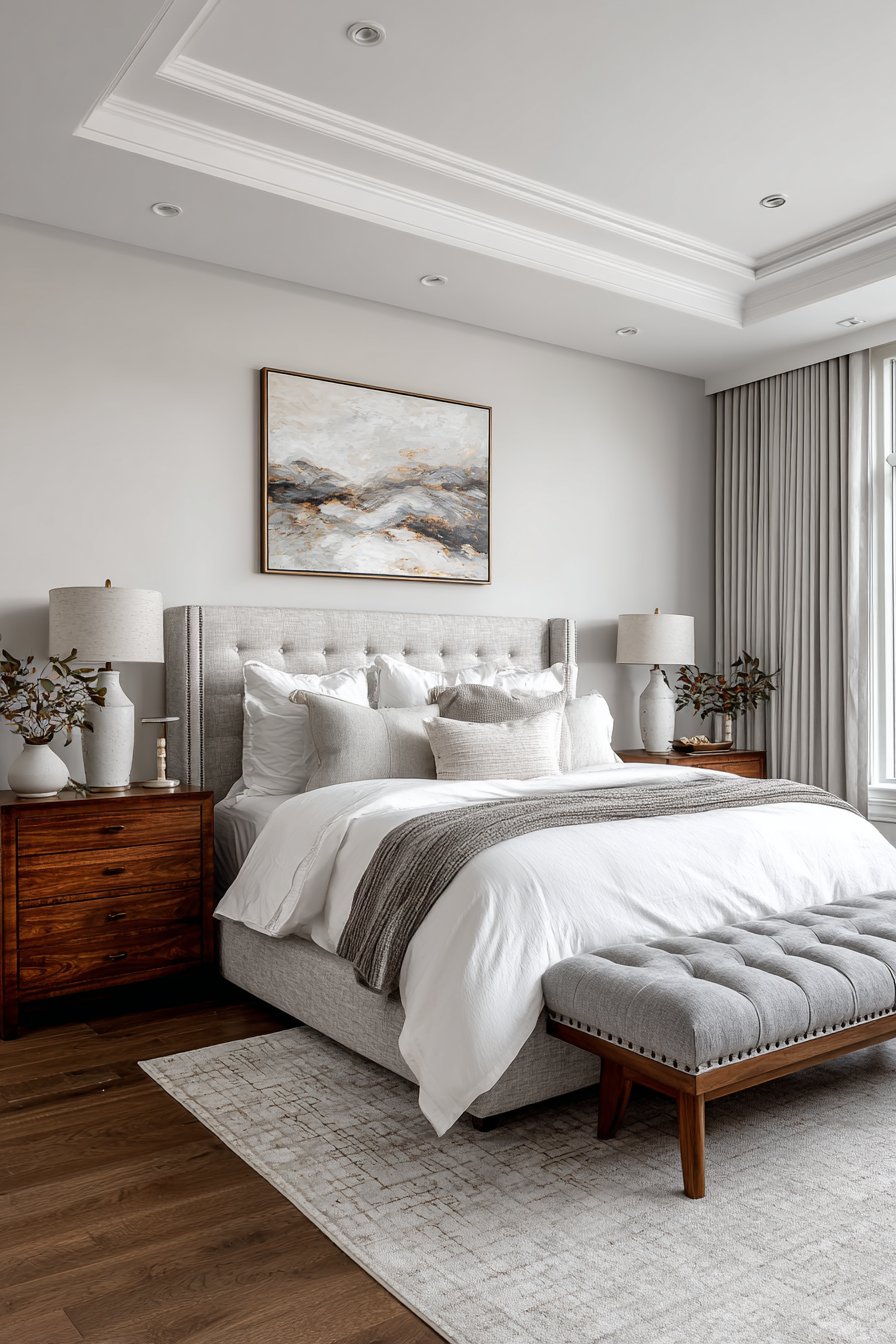 Vintage Eclectic Guest Room Celebrating Collected Treasures