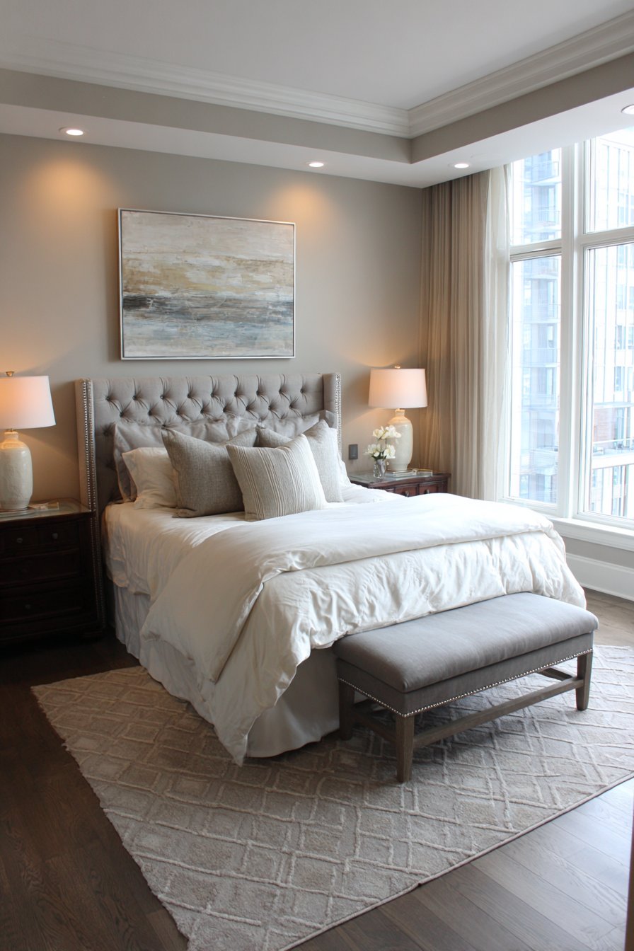 Vintage Eclectic Guest Room Celebrating Collected Treasures