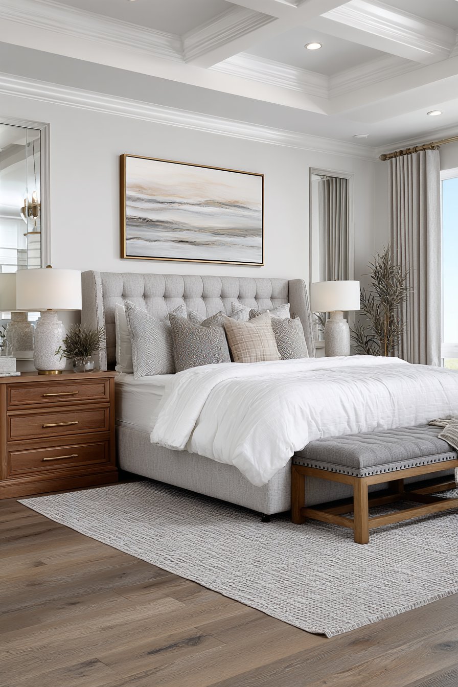 Vintage Eclectic Guest Room Celebrating Collected Treasures