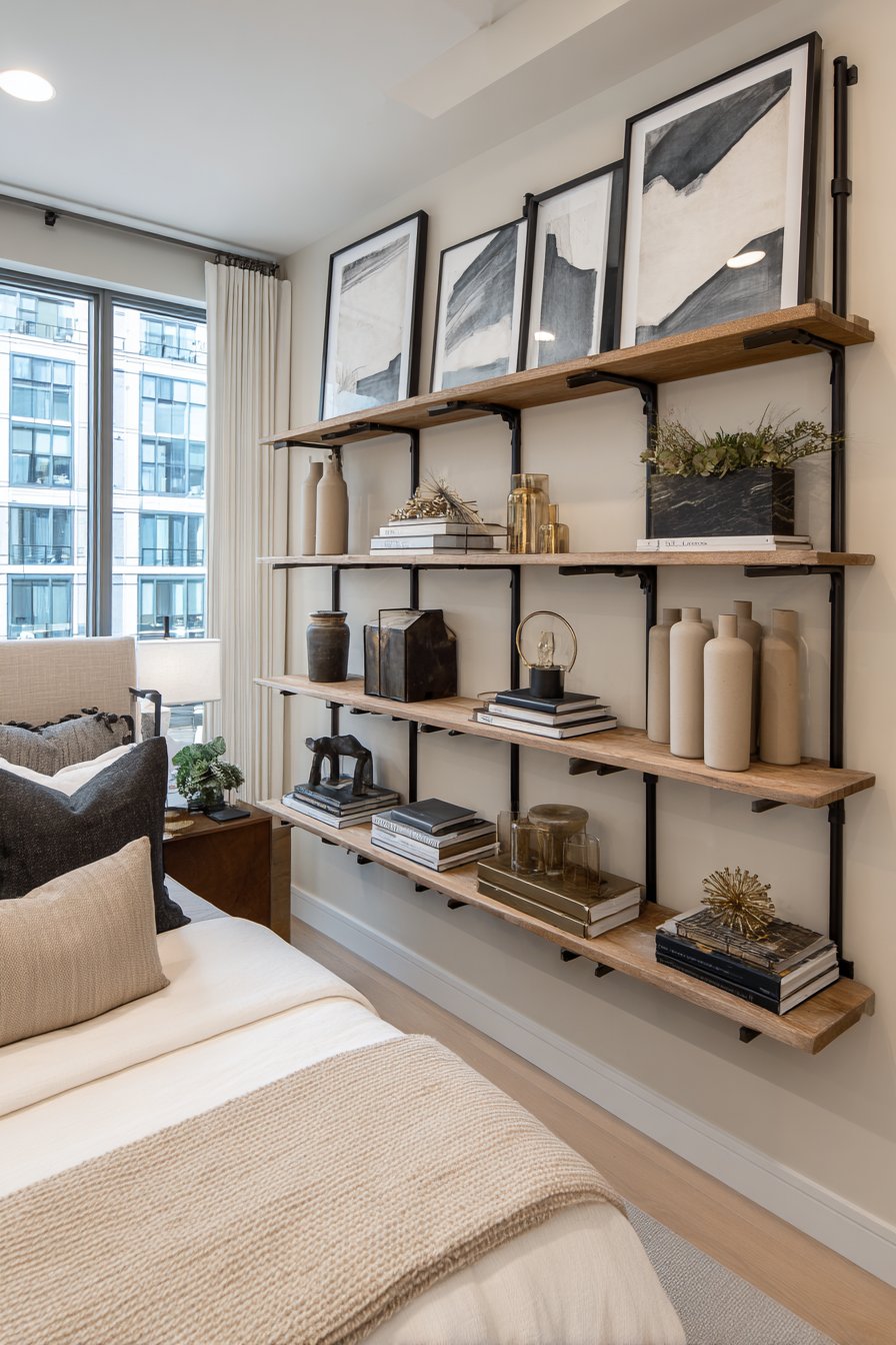 Industrial-Organic Shelving System