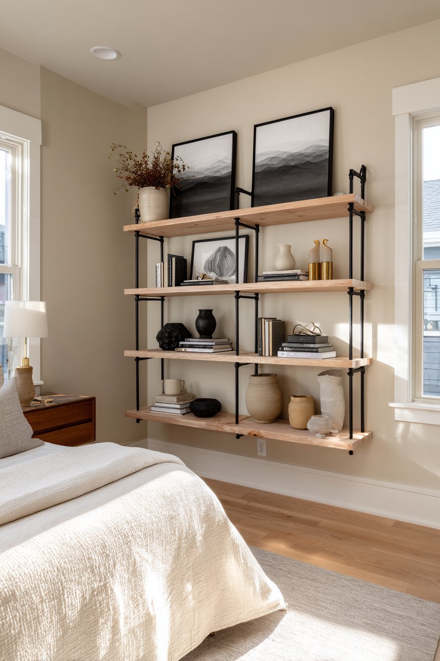 Industrial-Organic Shelving System