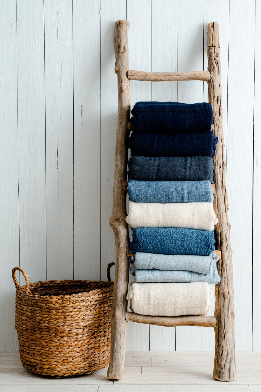 Decorative Ladder Storage