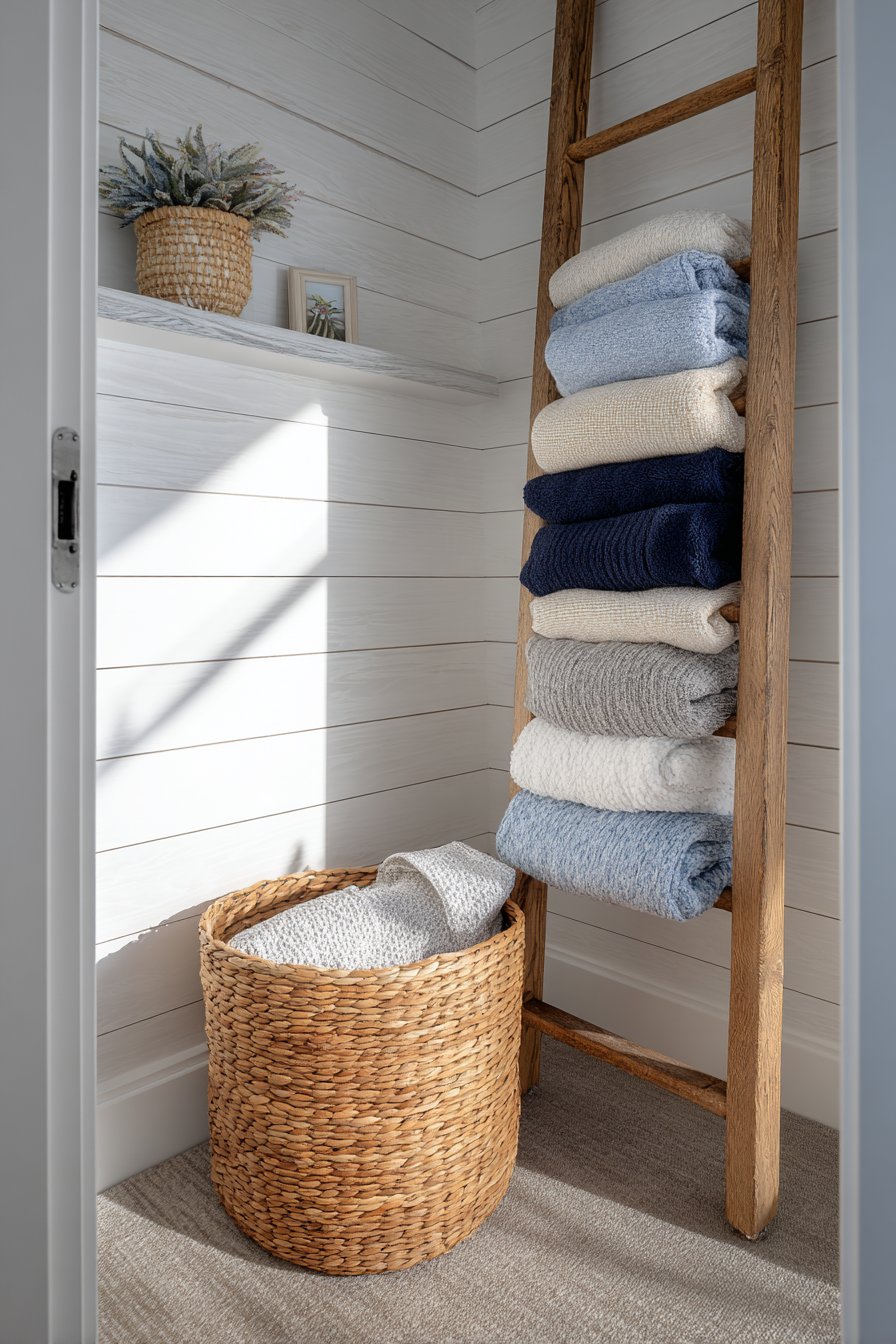 Decorative Ladder Storage