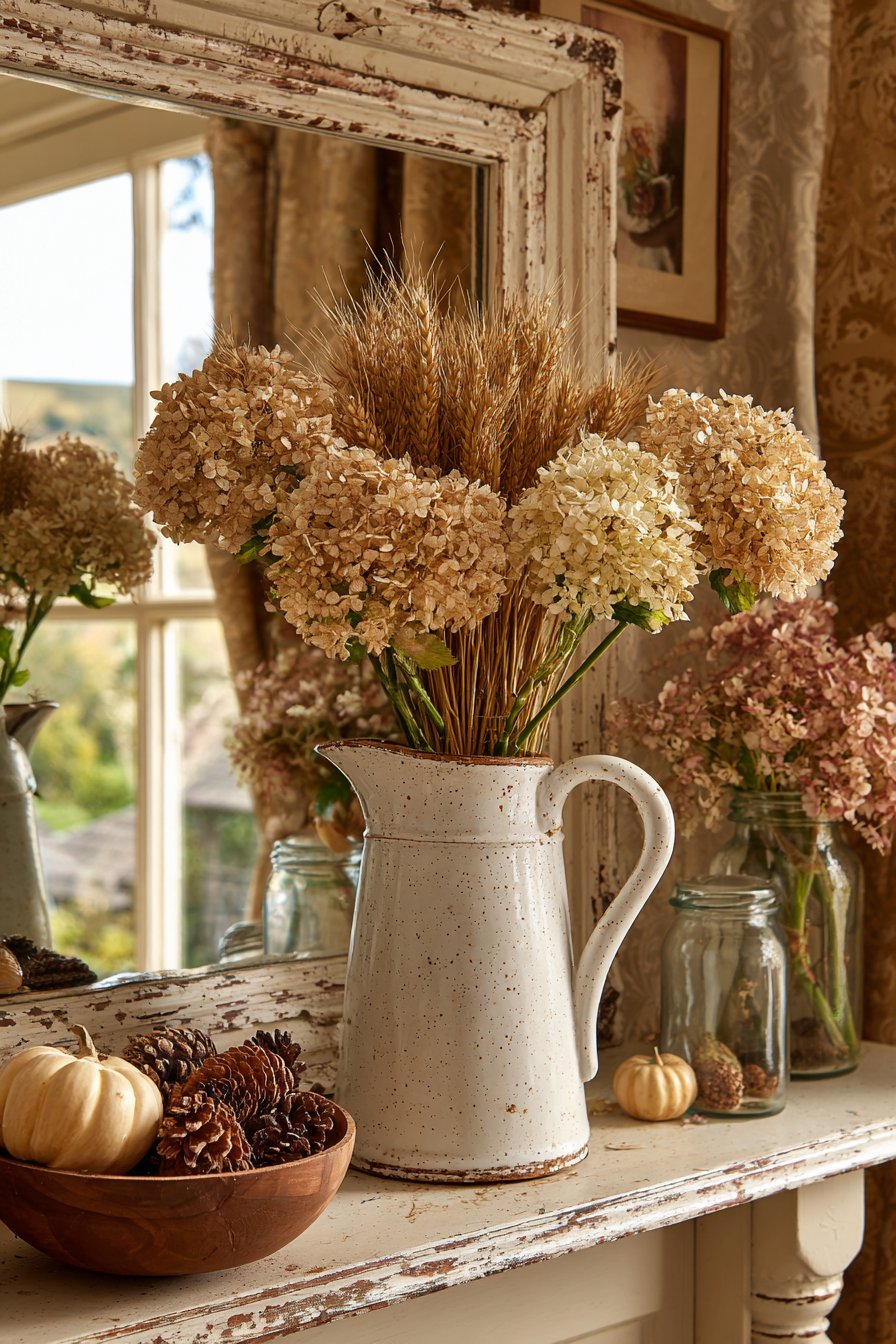 Seasonal Autumn Console Display