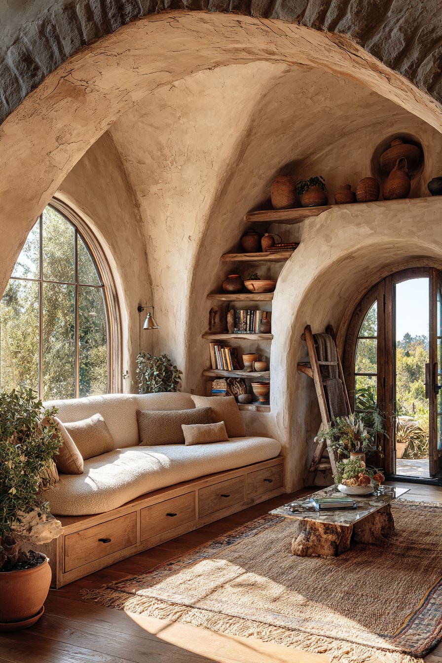 Floor-to-Ceiling Fieldstone Drama