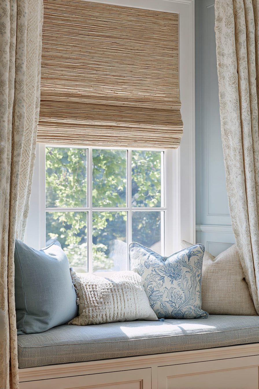 Layered Window Treatment Depth