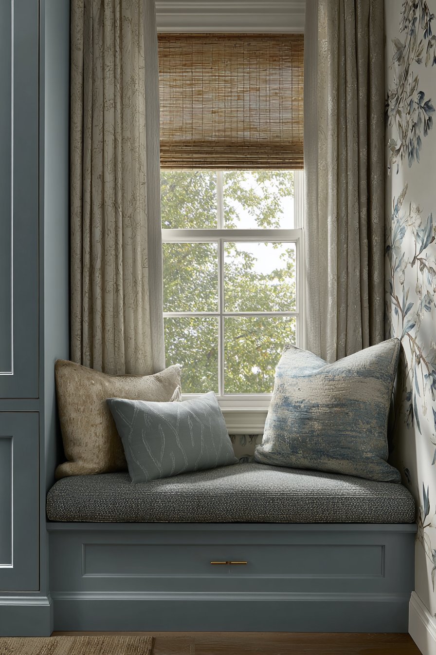 Layered Window Treatment Depth