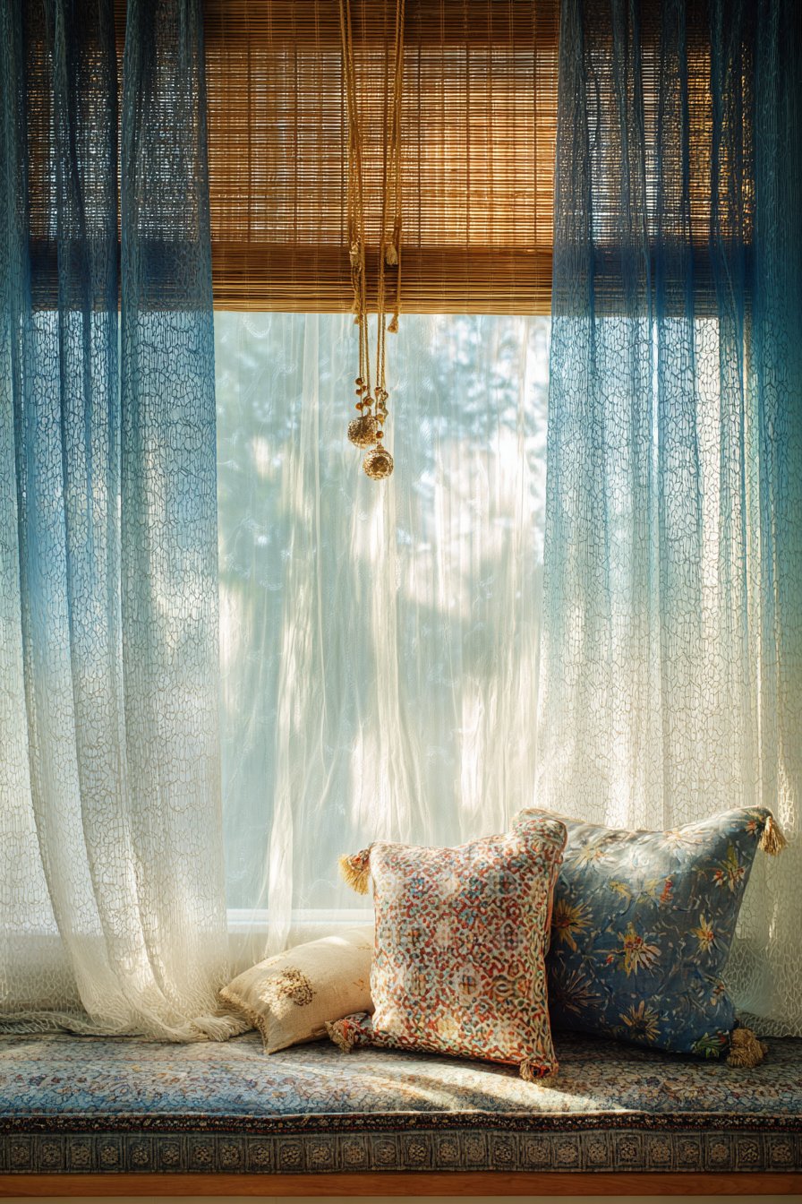 Layered Window Treatment Depth