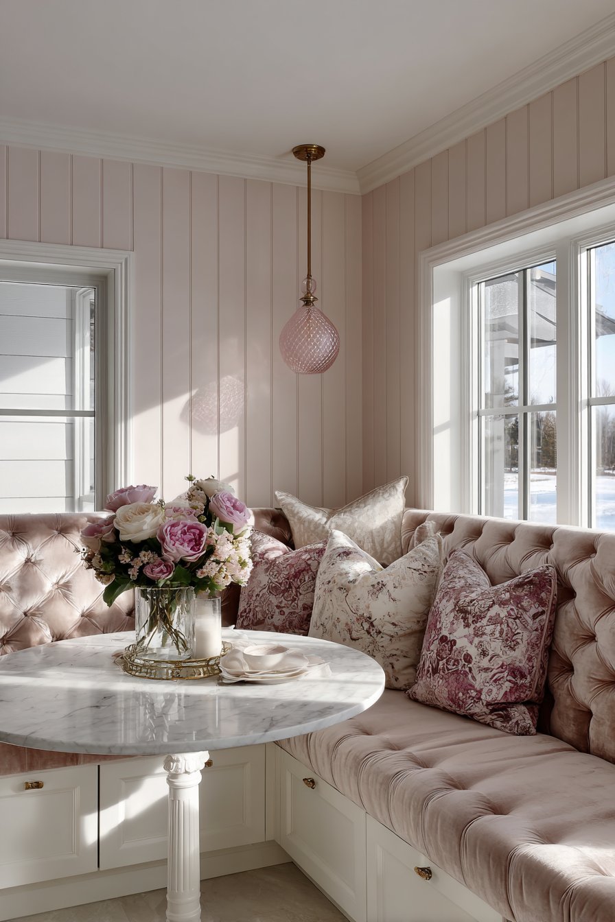 Built-In Breakfast Bench Corner