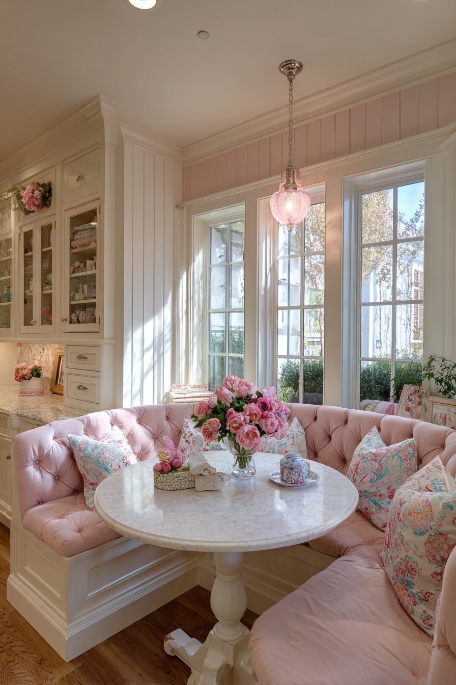 Built-In Breakfast Bench Corner