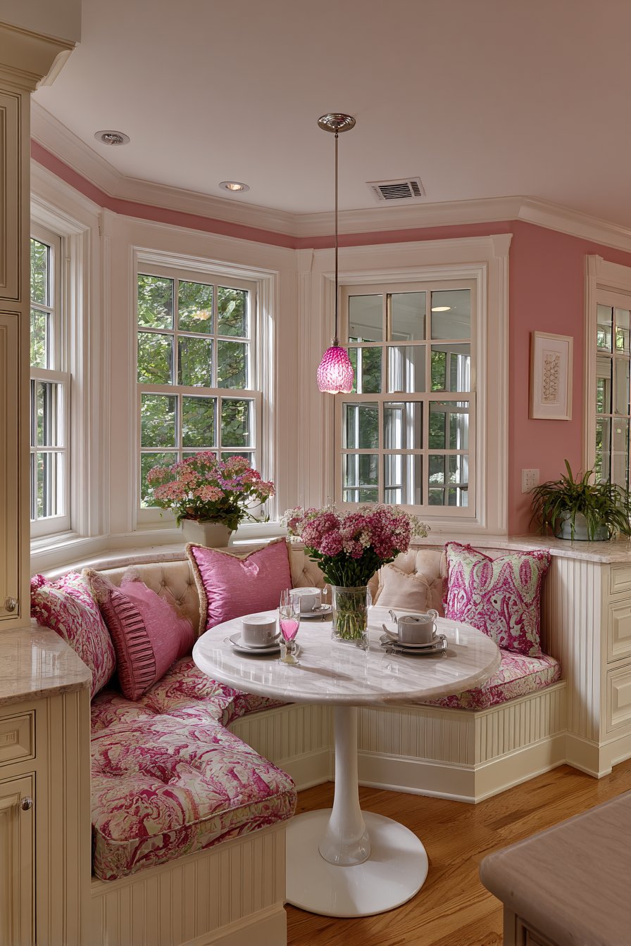 Built-In Breakfast Bench Corner