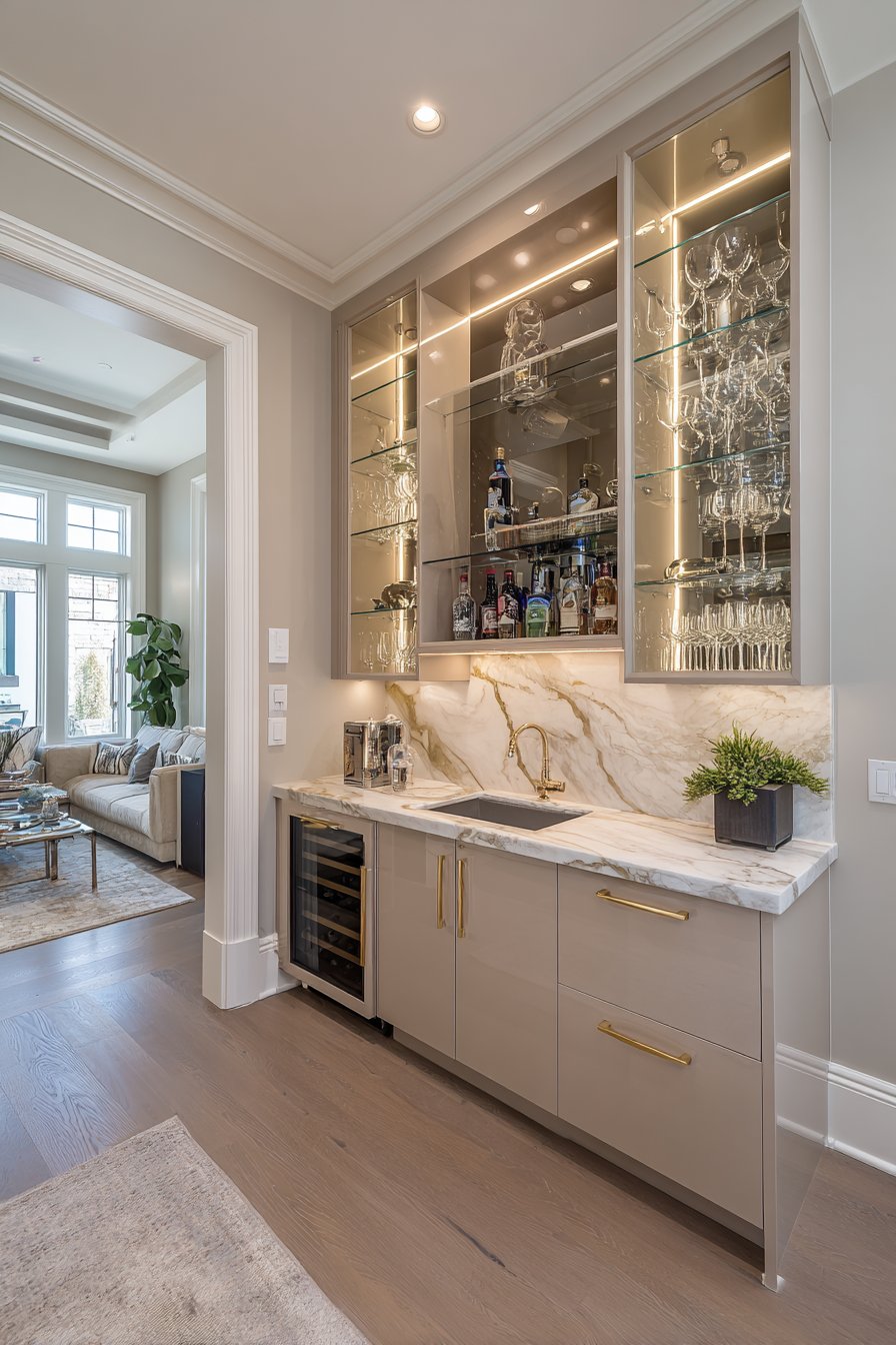 Champagne Metallic Luxury