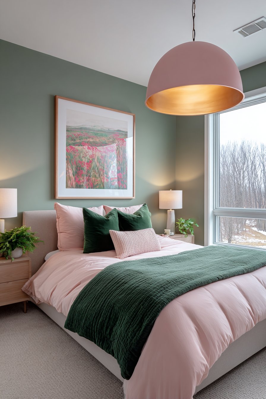 Statement Pink Pendant Lighting