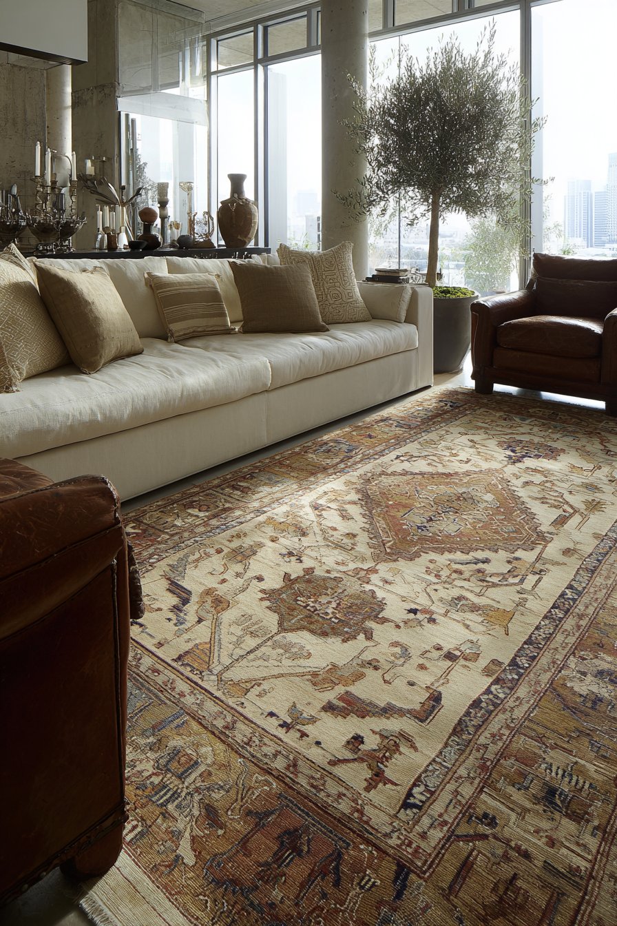 Vintage Persian Rug Foundation