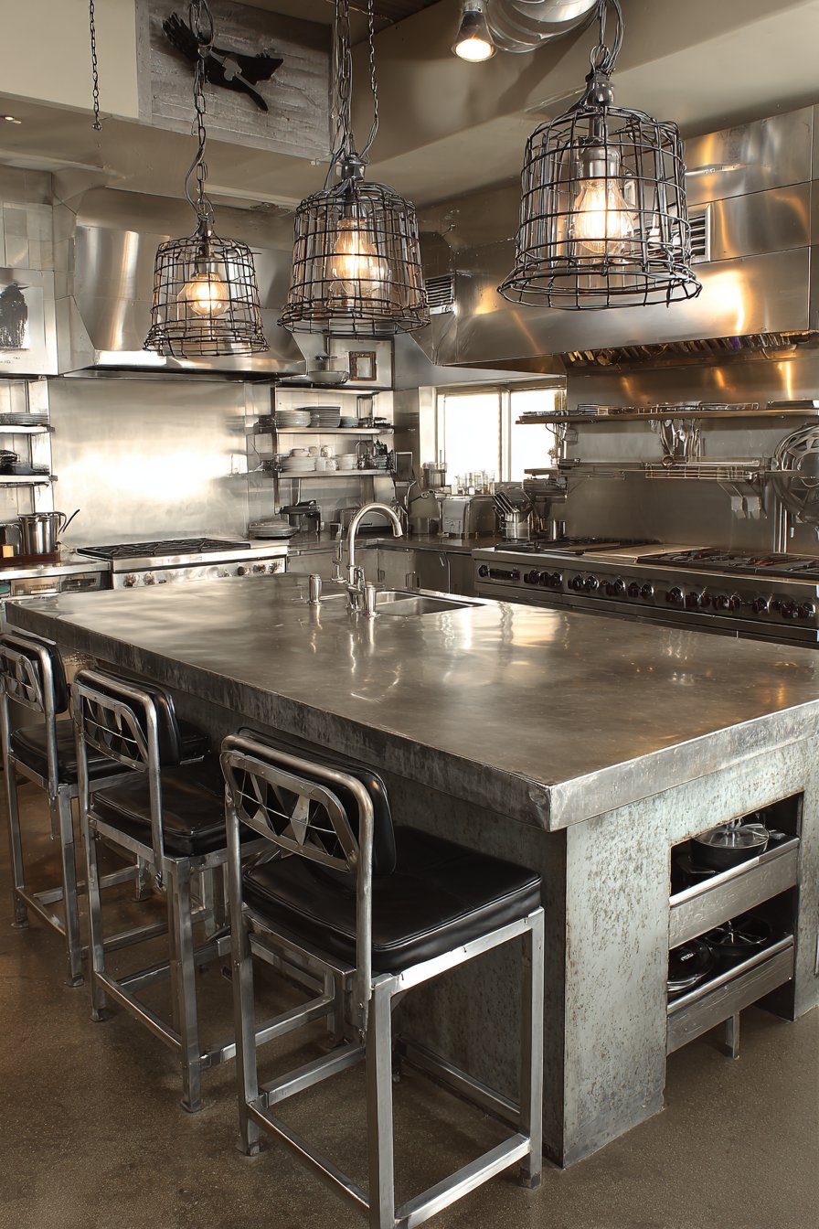 Professional Chef's Cooking Island