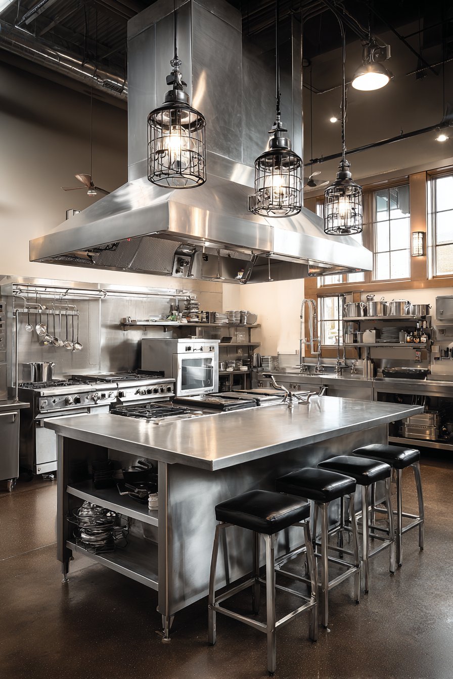 Professional Chef's Cooking Island