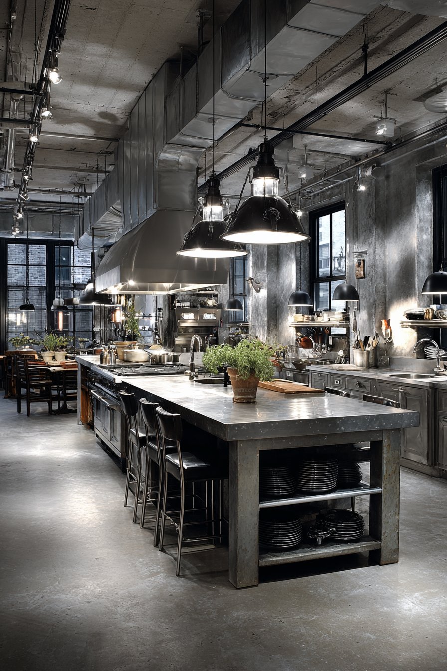 Professional Chef's Cooking Island