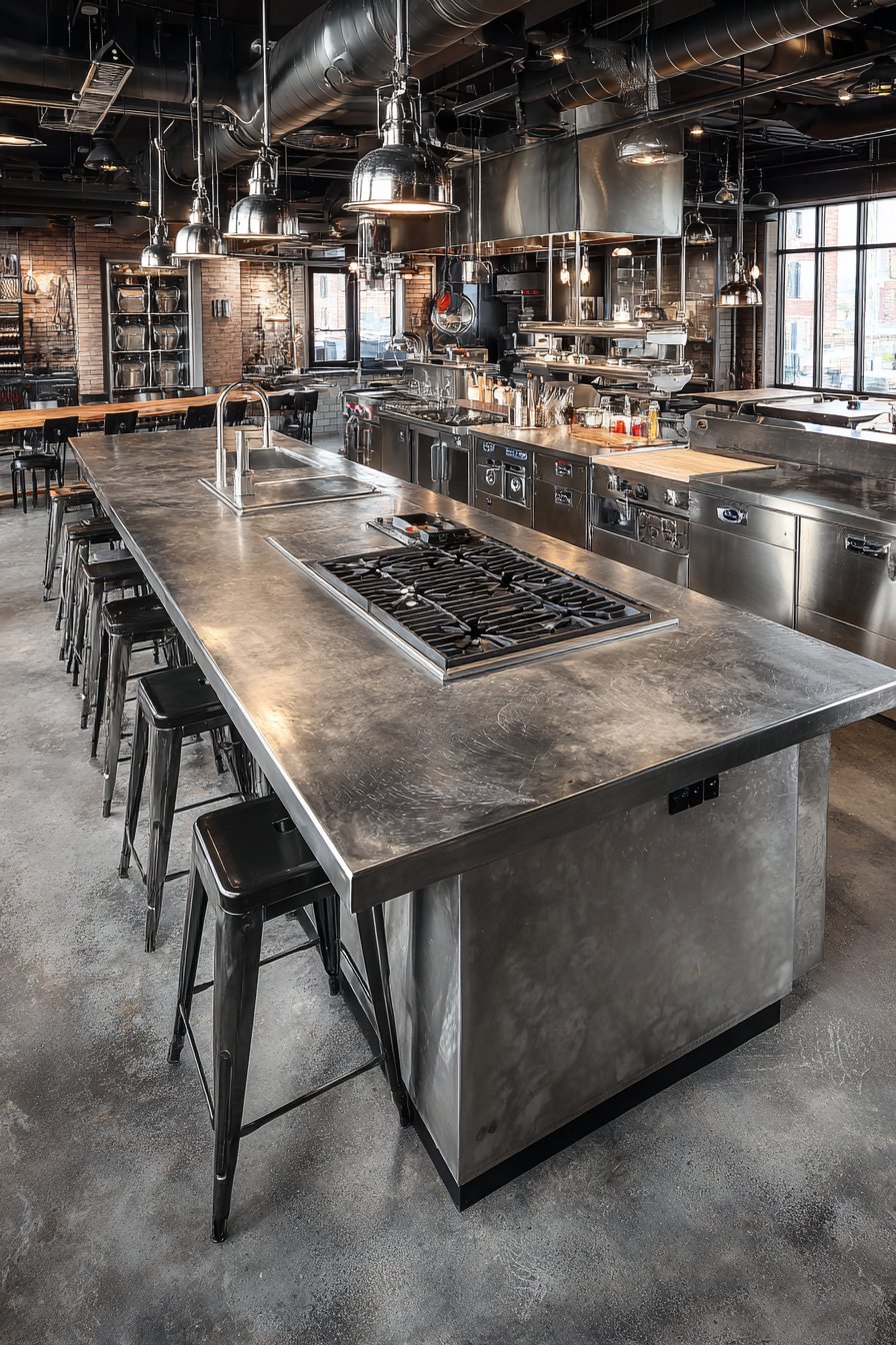 Professional Chef's Cooking Island