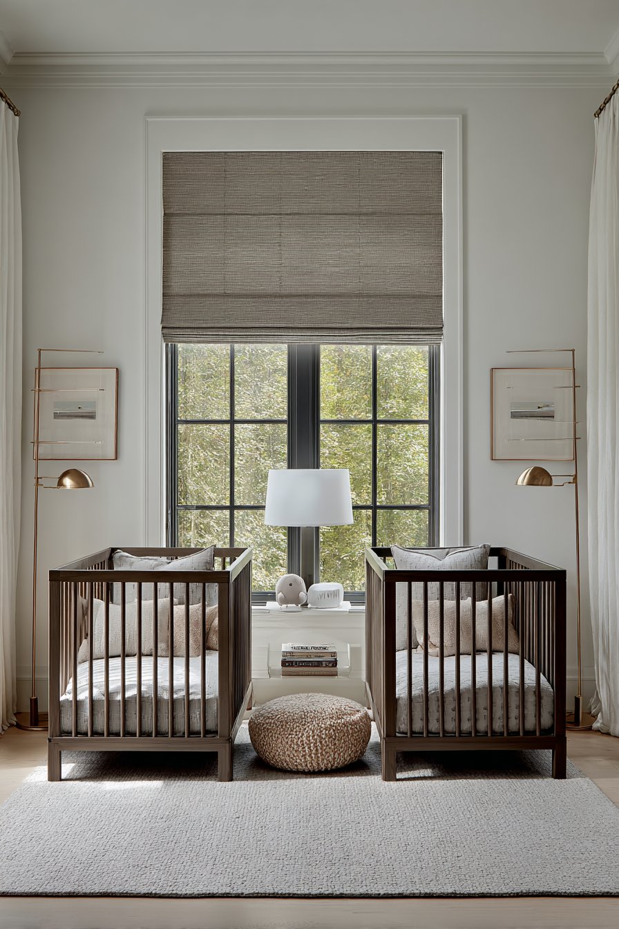 Symmetrical Twin Nursery Setup