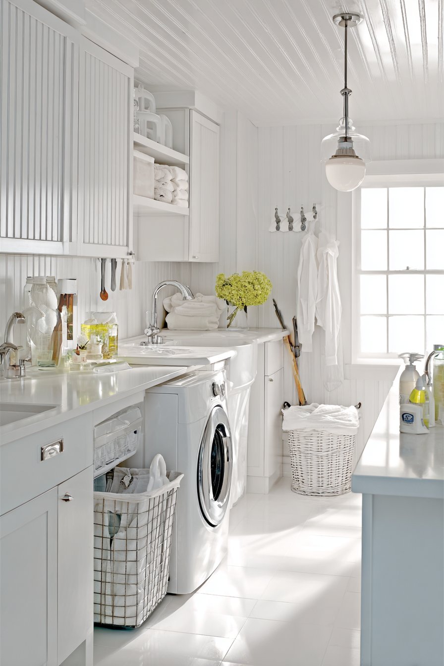 All-White Beadboard Scheme