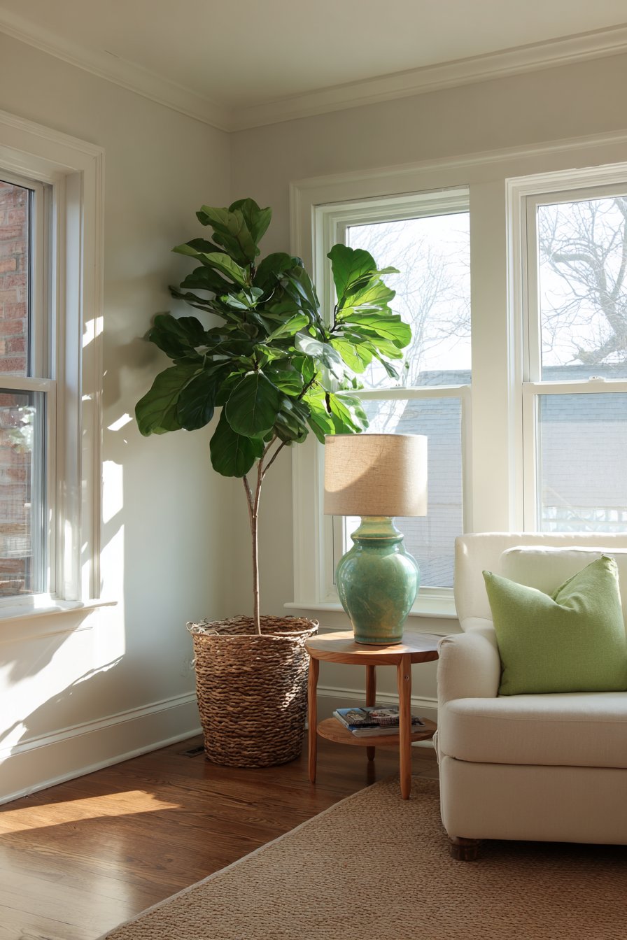 Inviting Corner Reading Spot