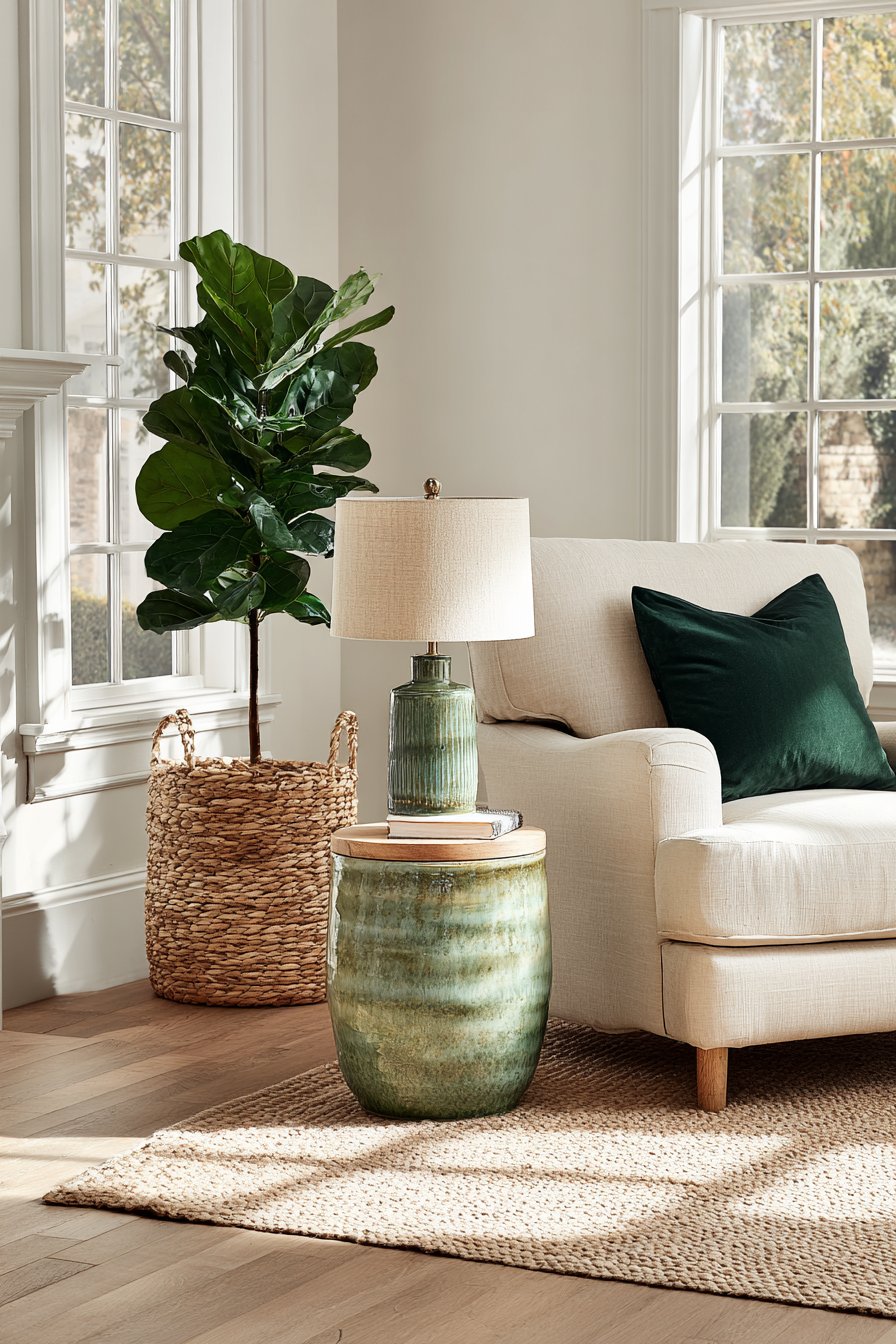 Inviting Corner Reading Spot