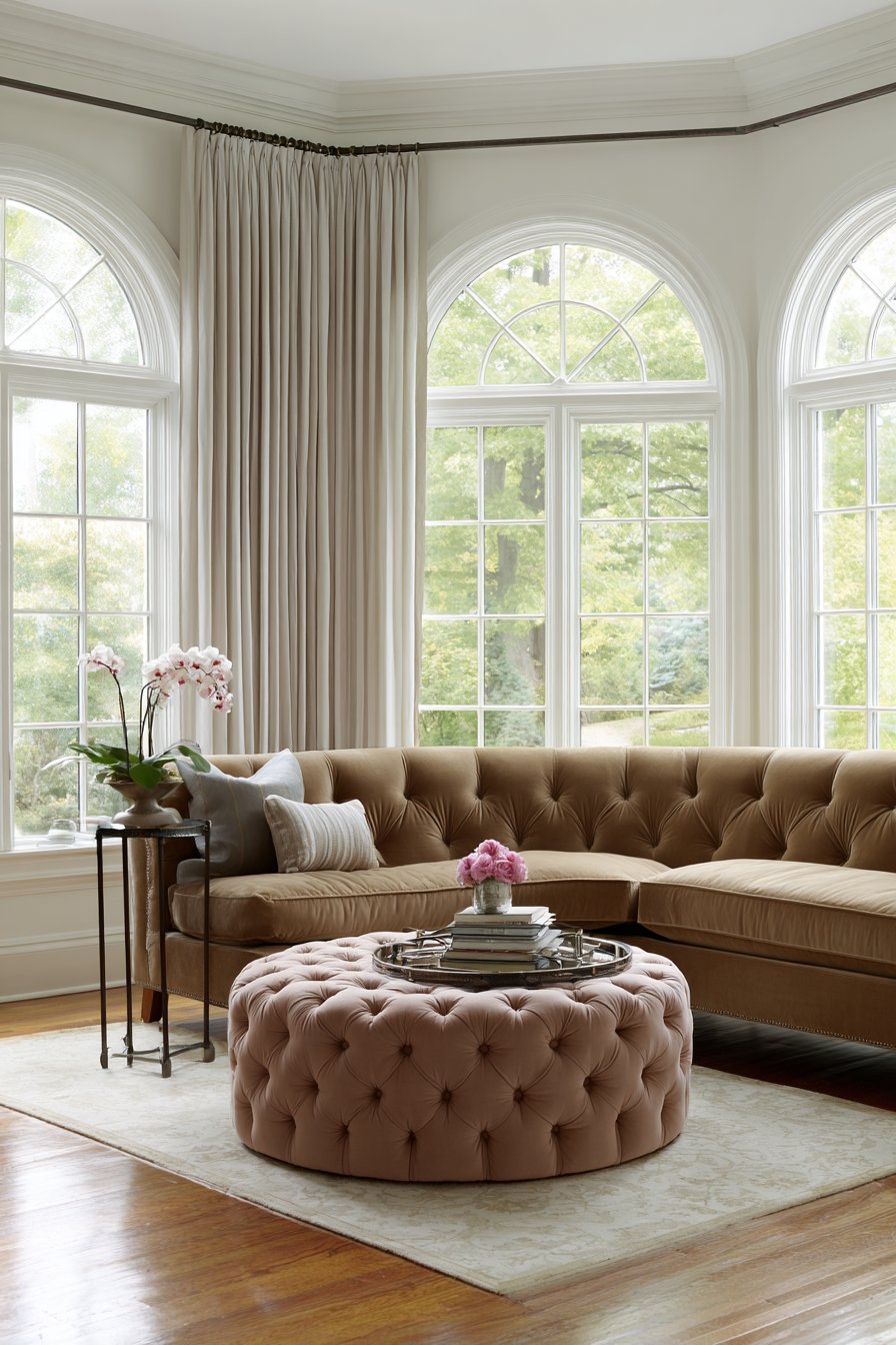 Curved Sectional Arched Windows
