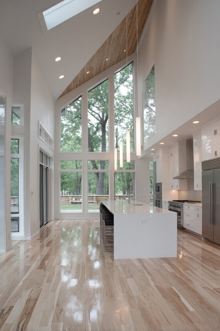 Single-Wall Galley Maximizing Openness