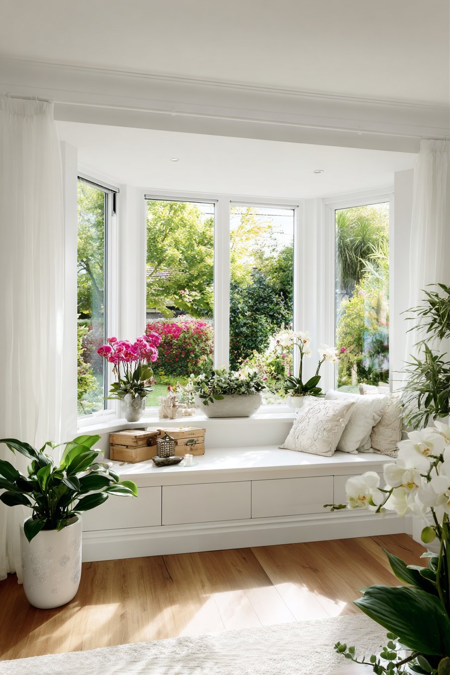 Sun-Drenched Bay Window Sanctuary
