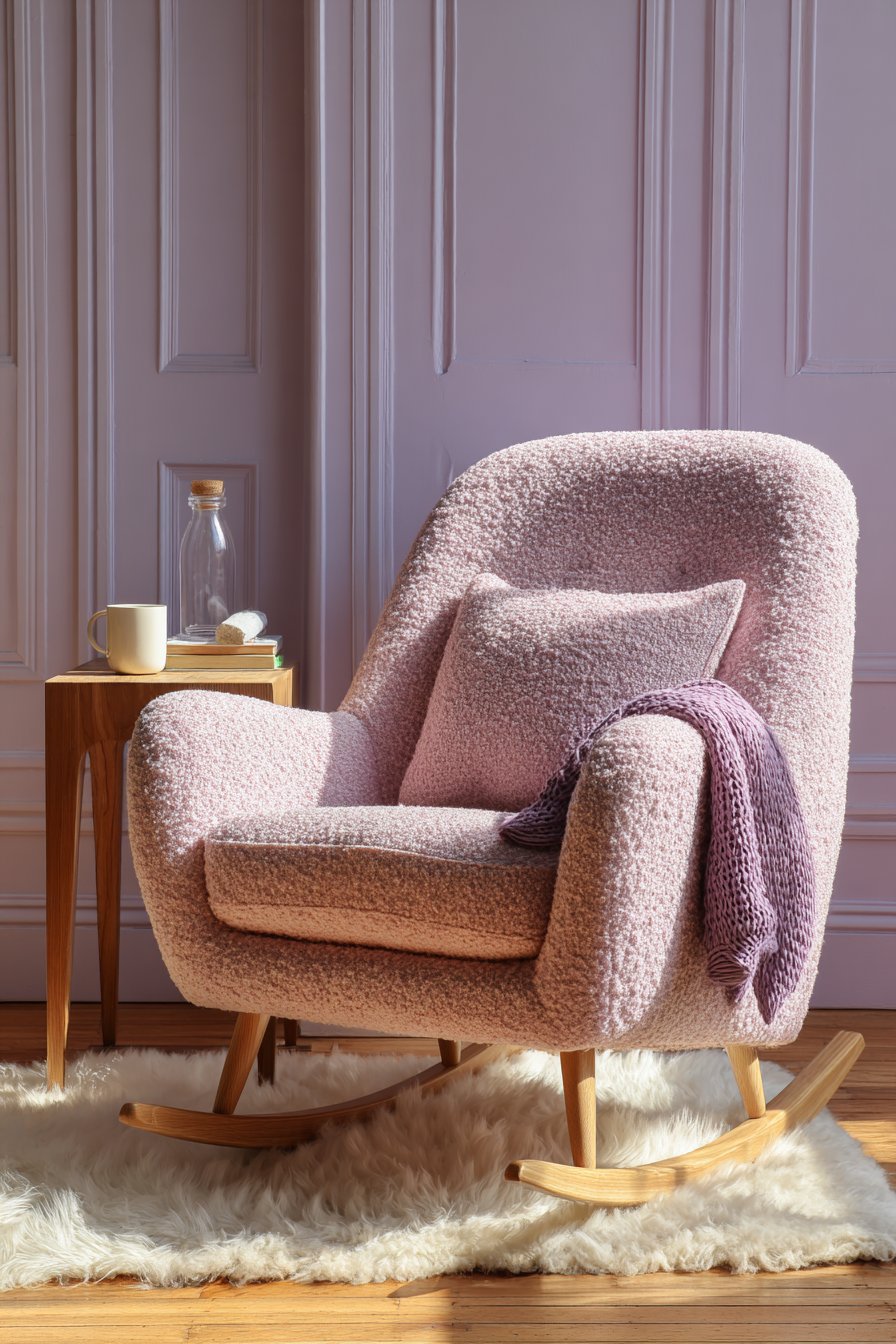 Mid-Century Rocking Chair Vignette