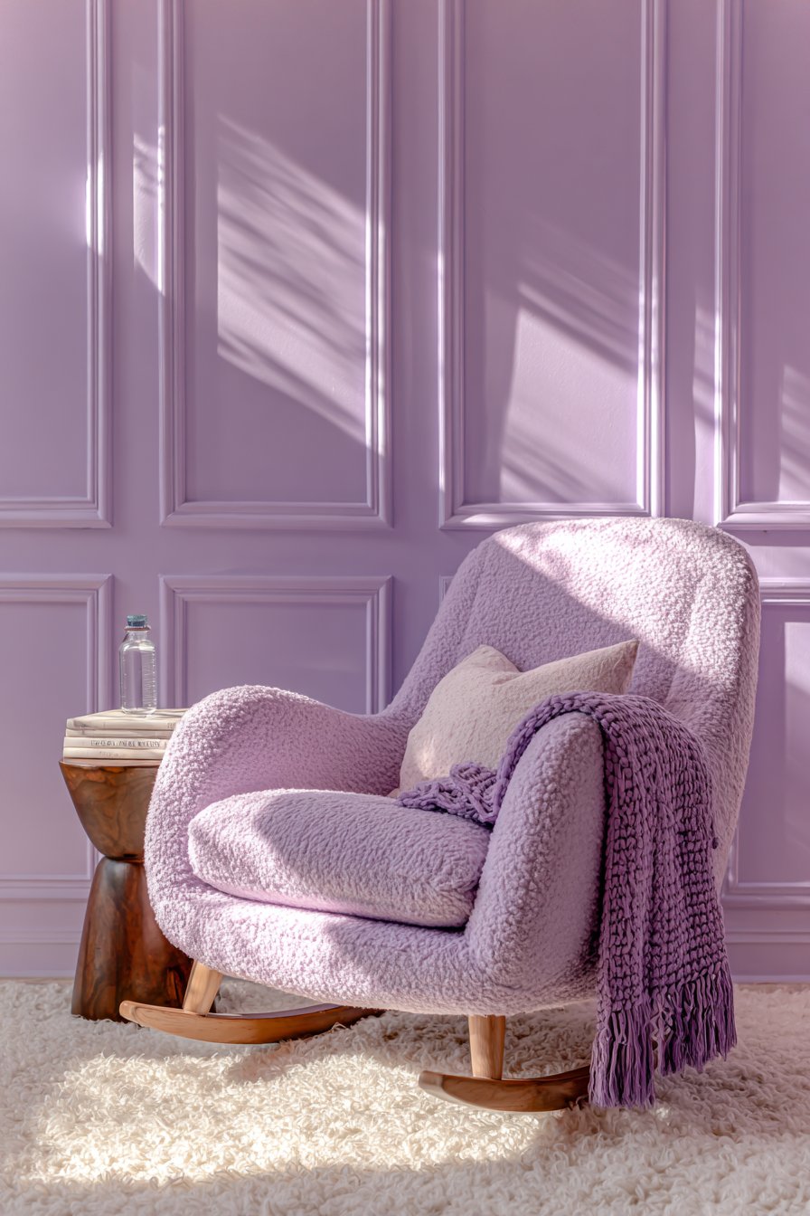 Mid-Century Rocking Chair Vignette