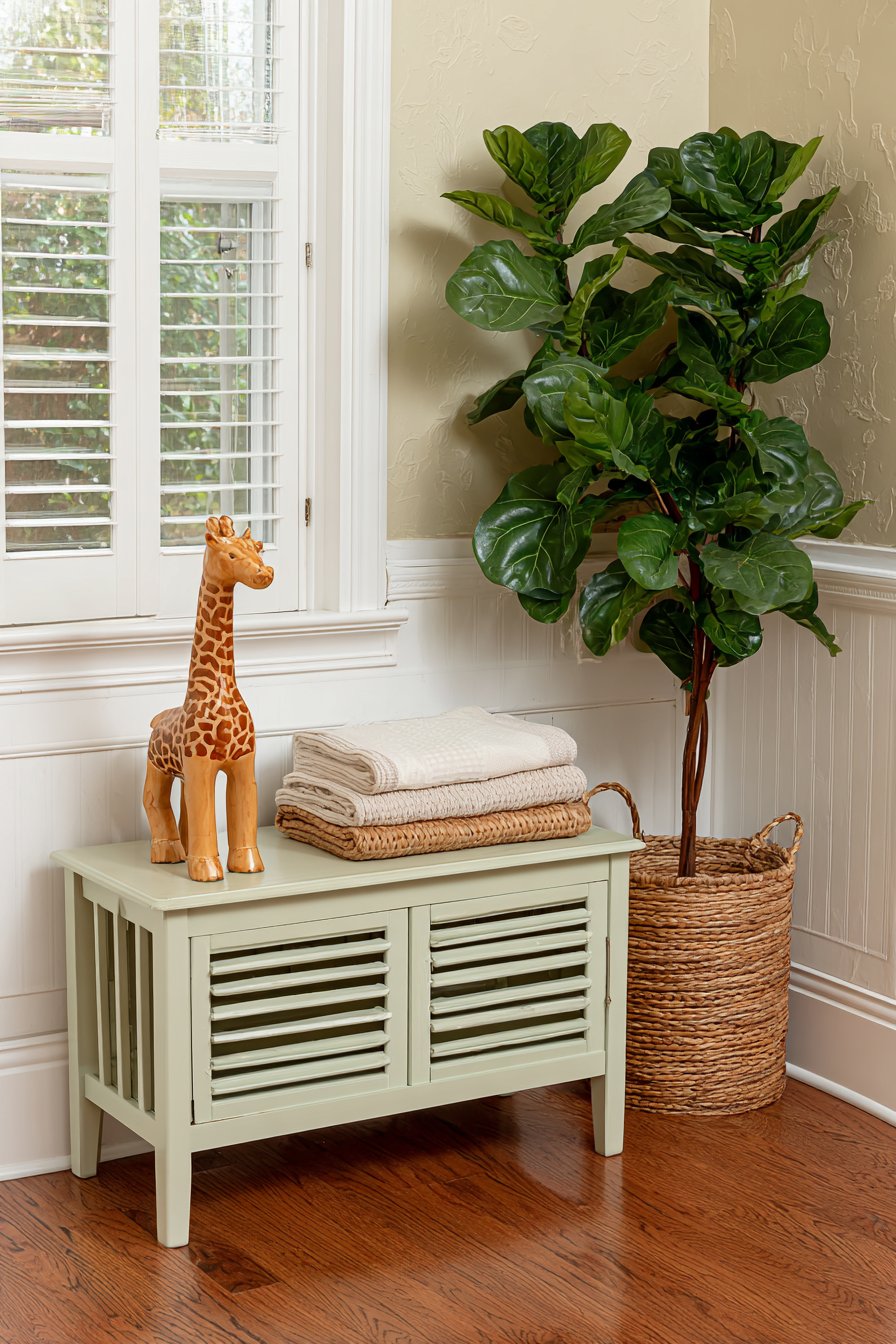 Strategic Corner Styling with Living Greenery