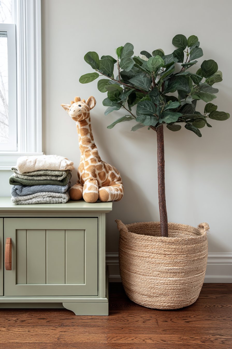 Strategic Corner Styling with Living Greenery