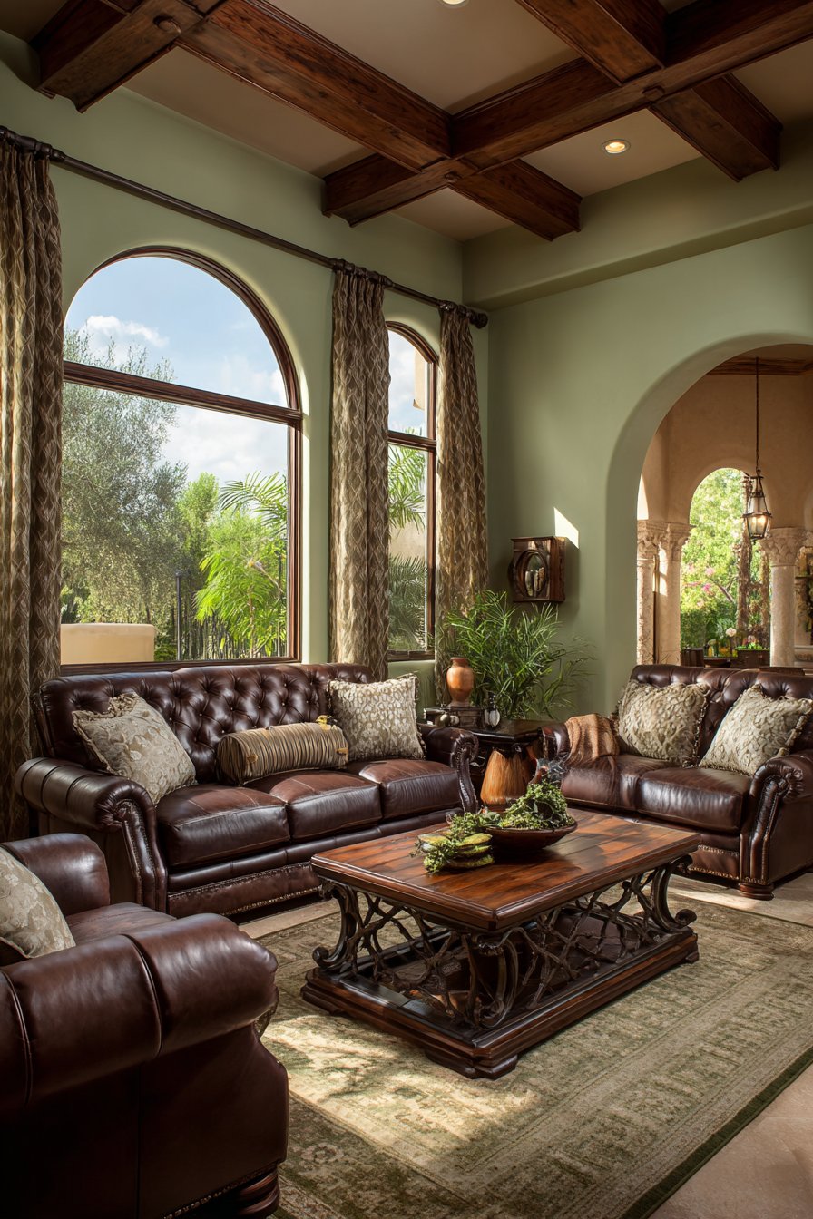 Architectural Coffered Ceiling Detail