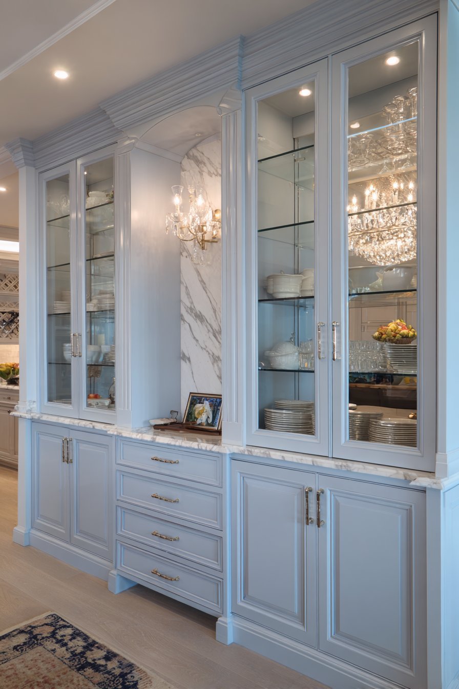 Upscale Dove Grey Traditional Craftsmanship