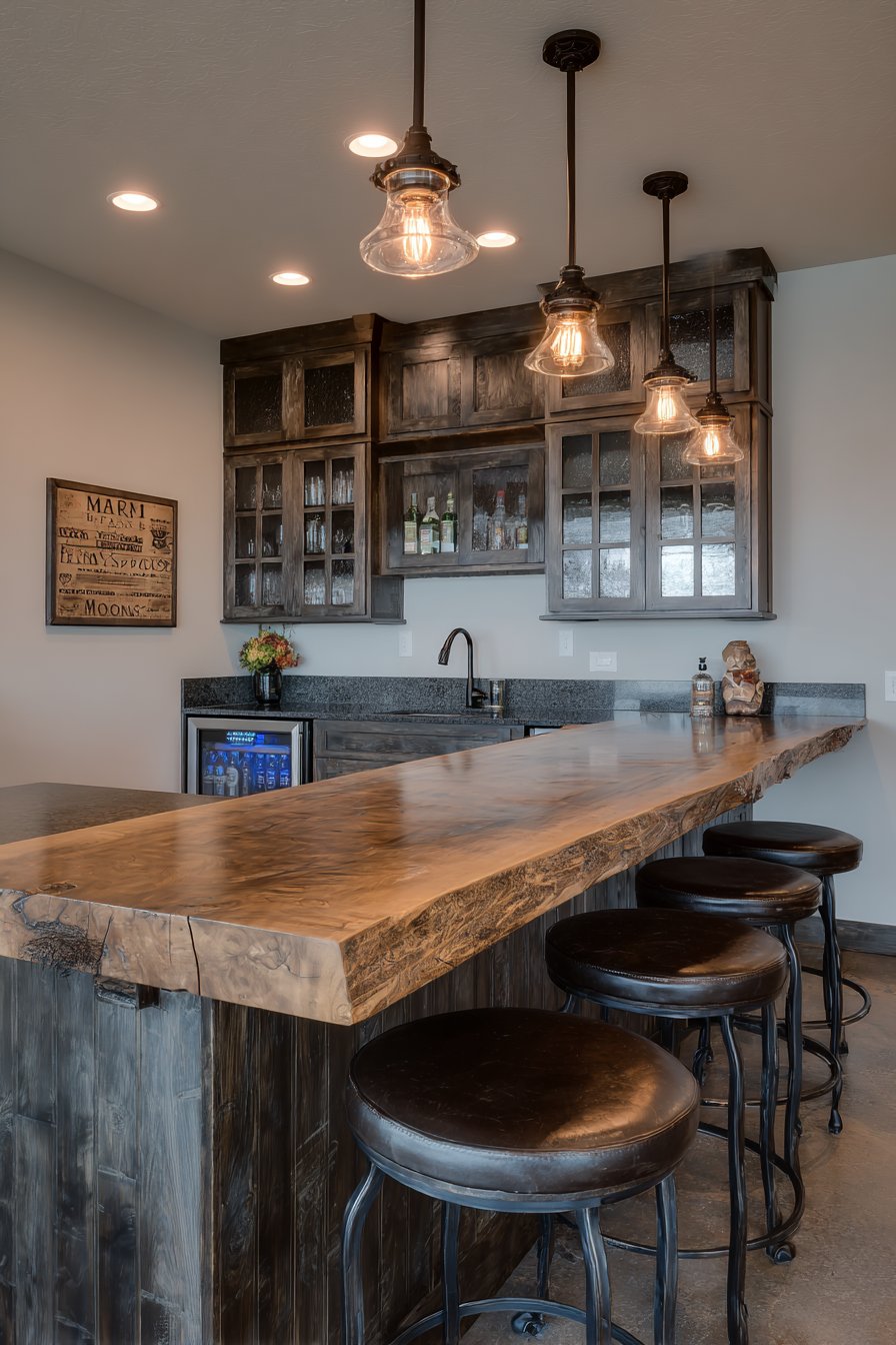 Kitchen Bar Transition