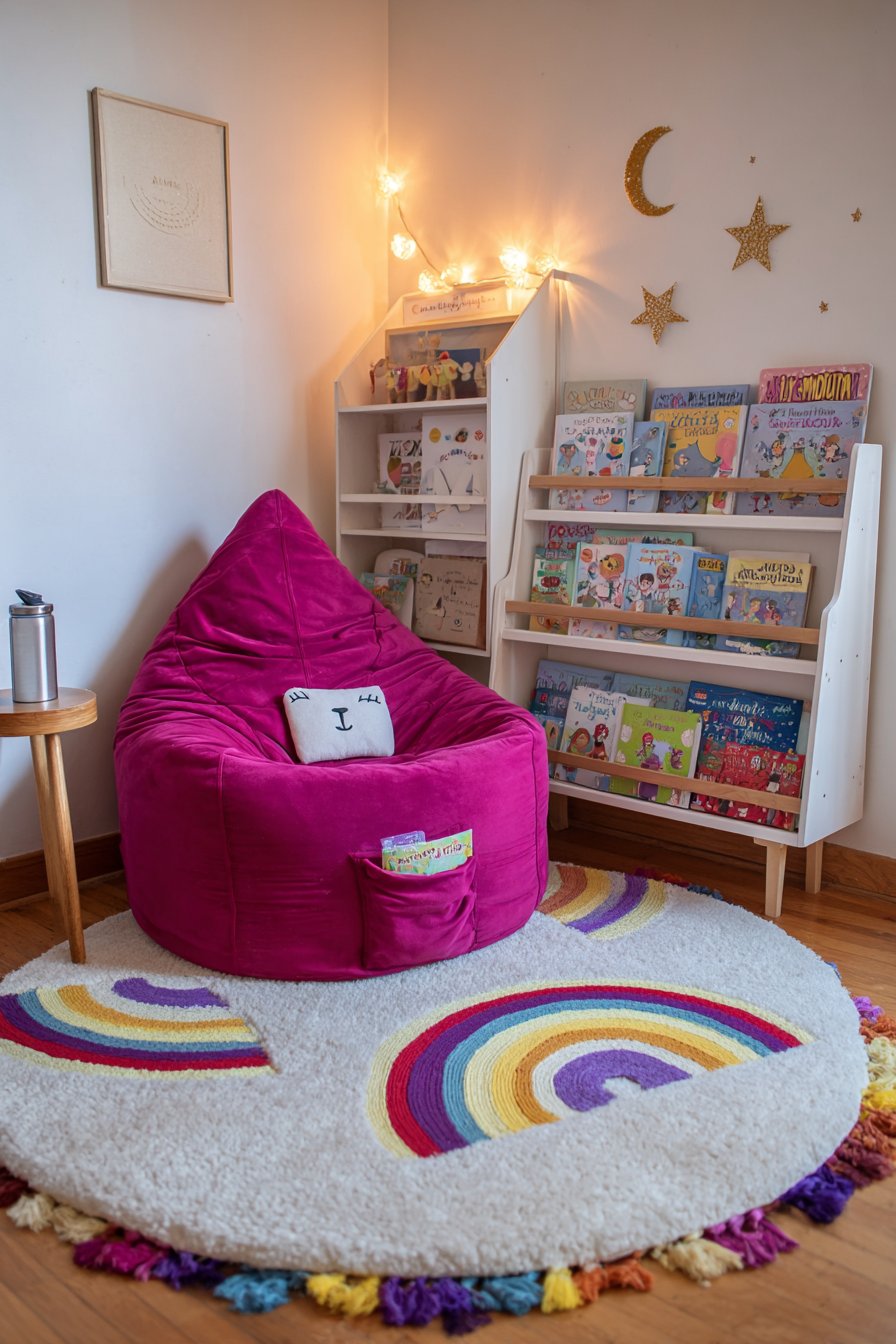 Cozy Bean Bag Reading Retreat