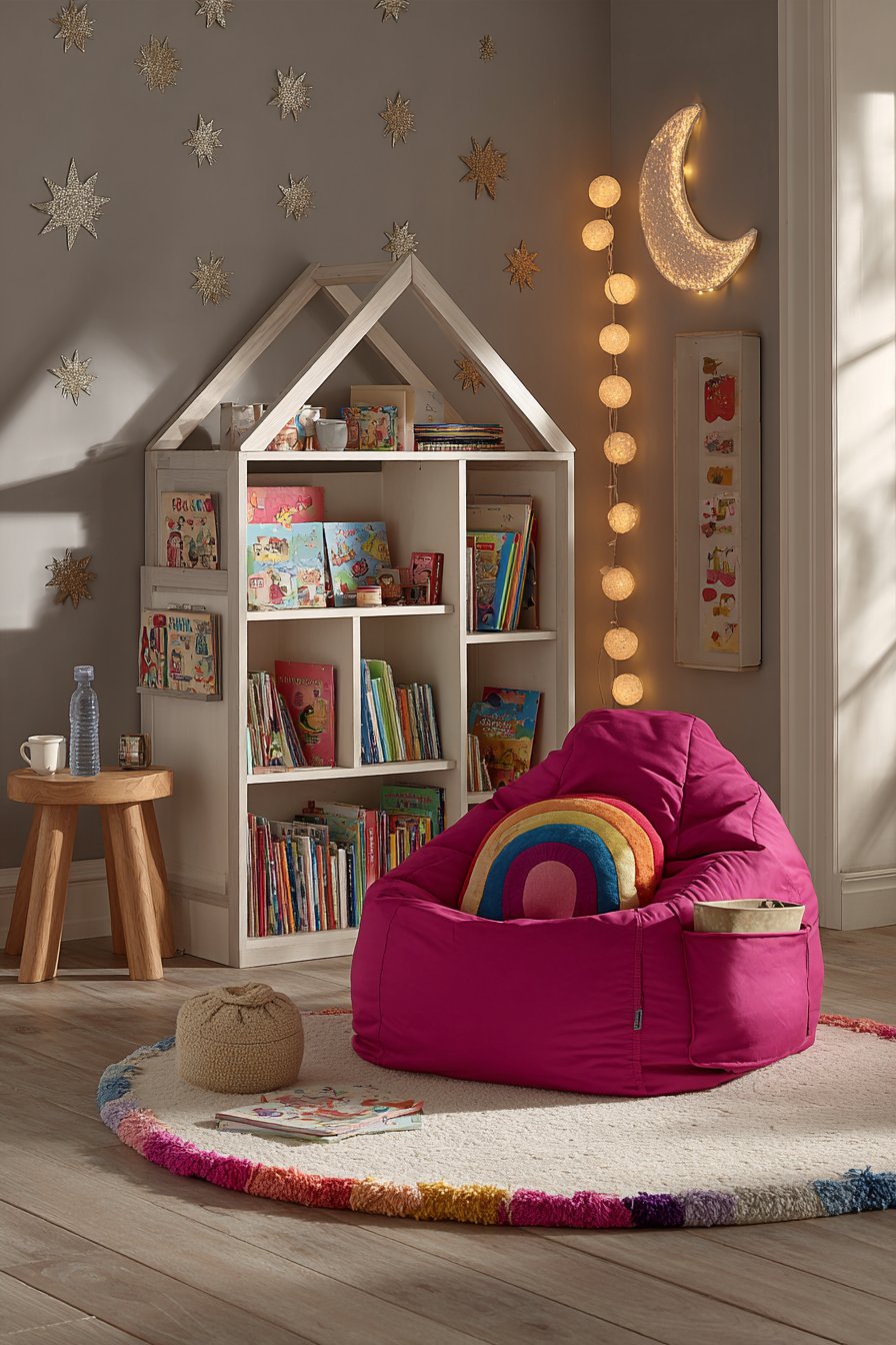 Cozy Bean Bag Reading Retreat