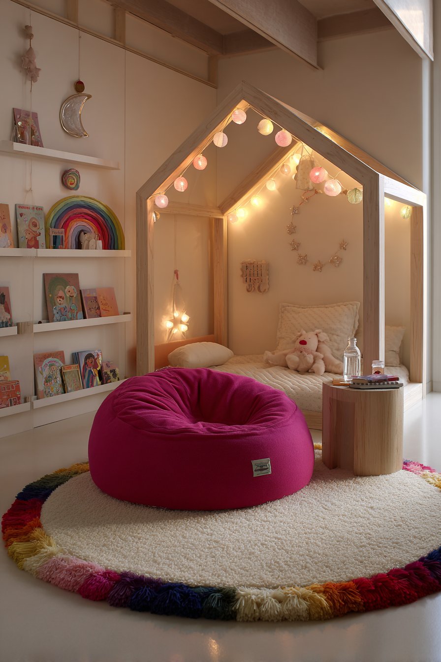 Cozy Bean Bag Reading Retreat