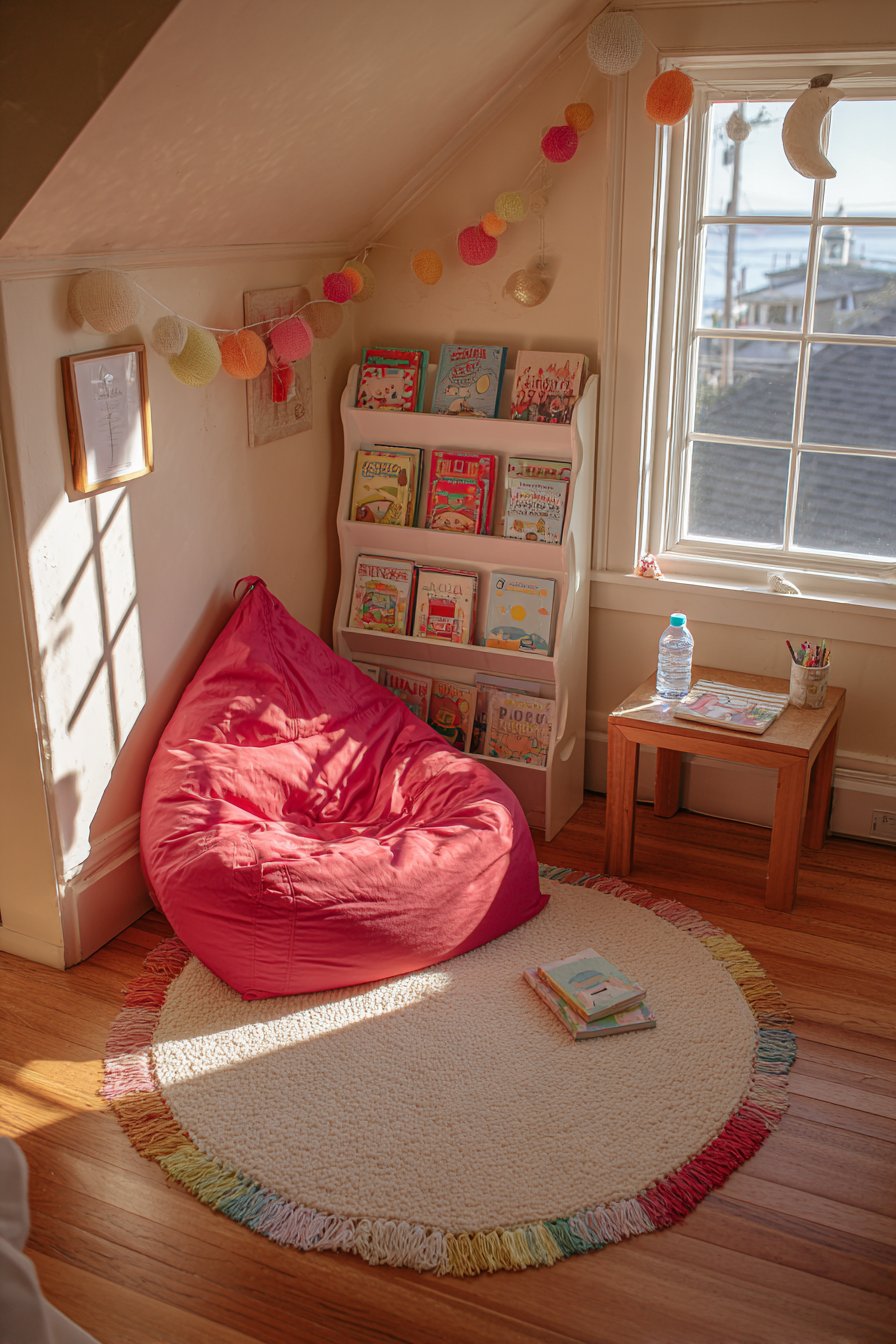 Cozy Bean Bag Reading Retreat