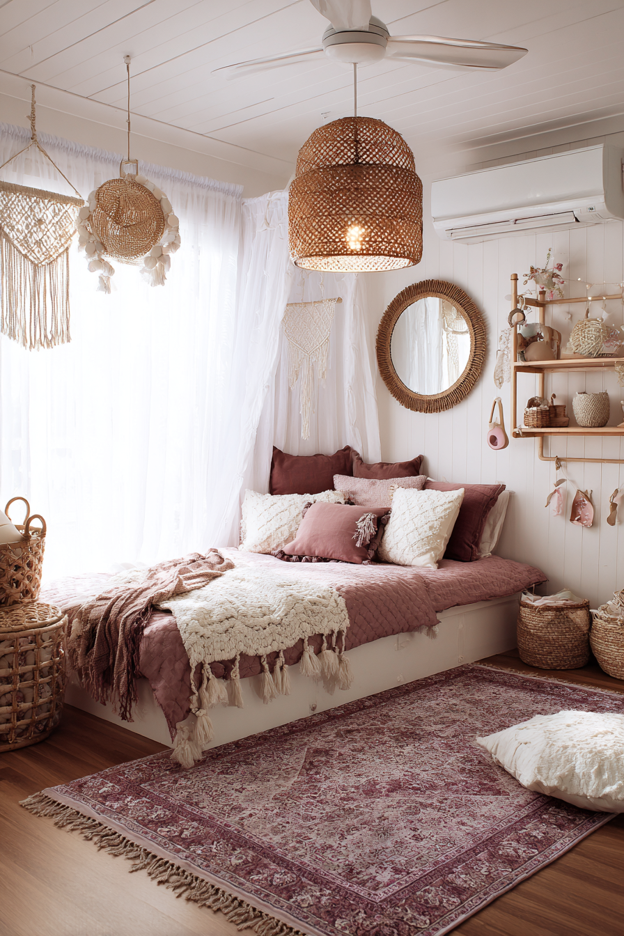 Bohemian Eclectic with Layered Global Textiles