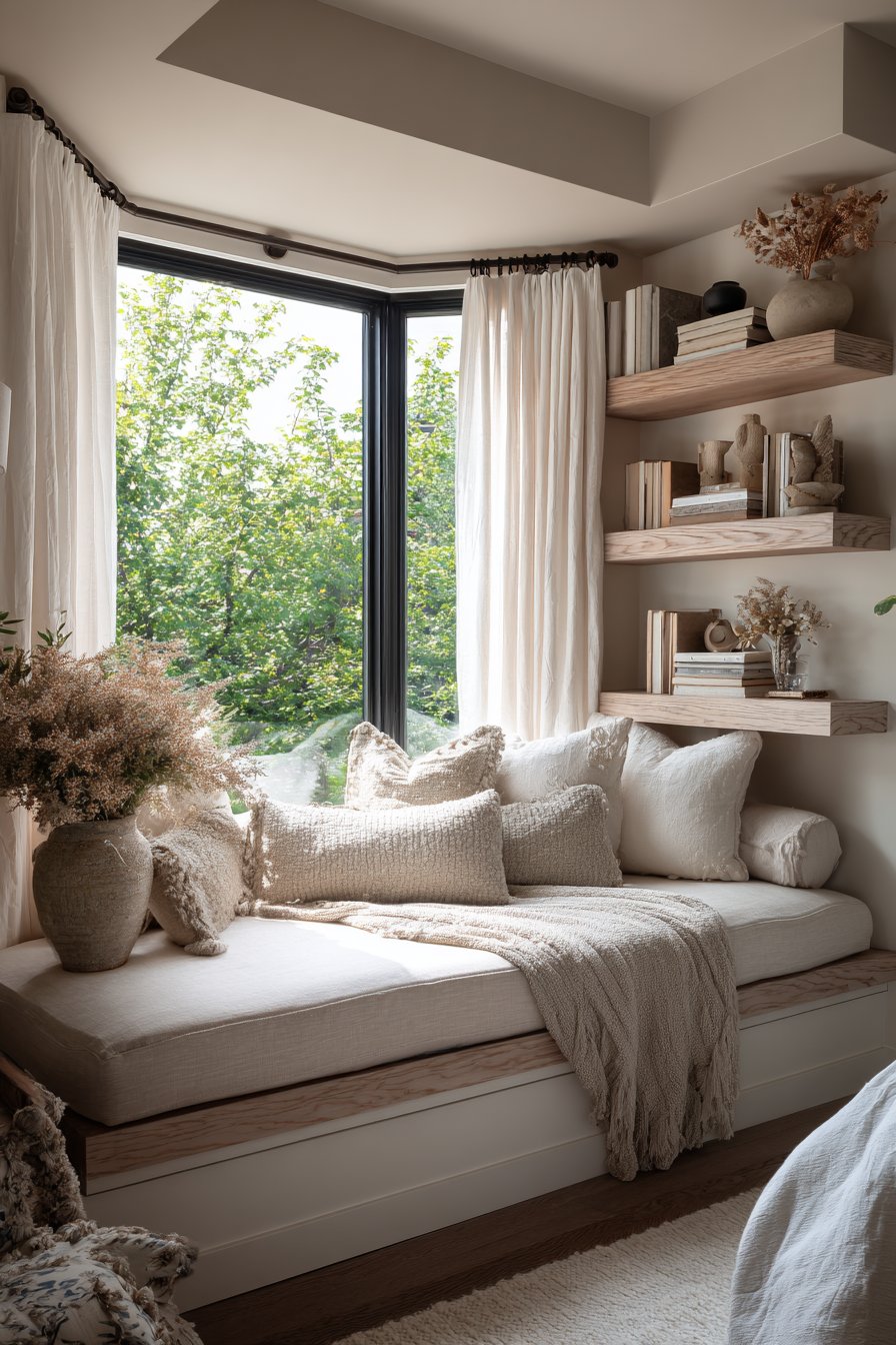 Bay Window Reading Nook